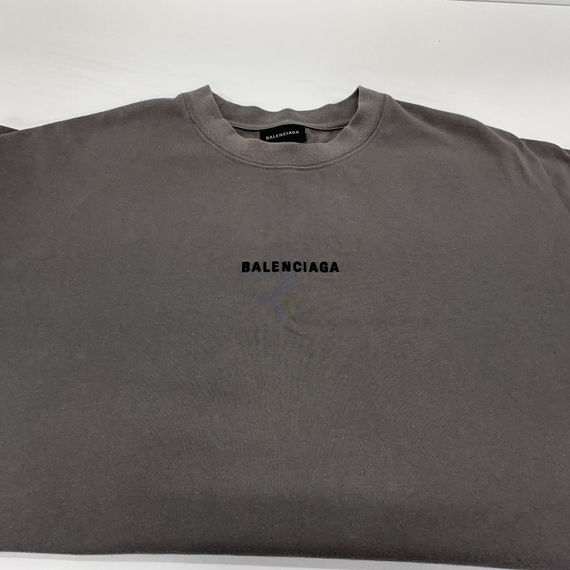 Balenciaga Balenciaga Embroidered Logo T-Shirt Size S Size US S / EU 44-46 / 1 - 7 Thumbnail