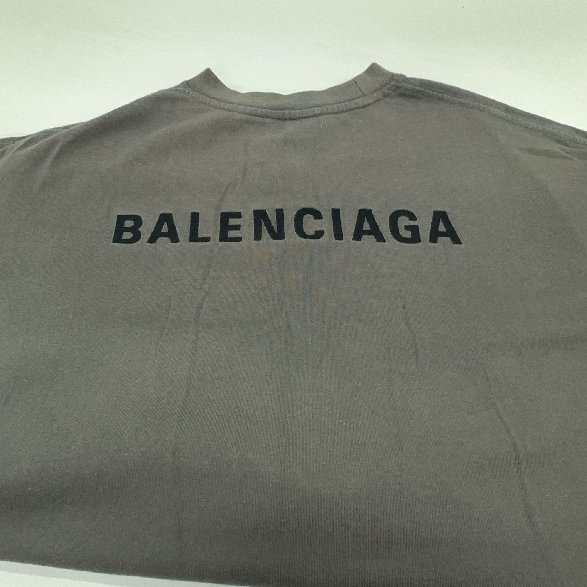 Balenciaga Balenciaga Embroidered Logo T-Shirt Size S Size US S / EU 44-46 / 1 - 12 Thumbnail