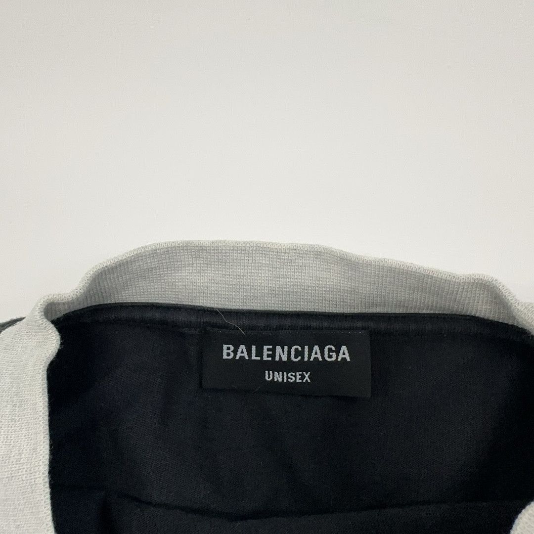 Balenciaga Balenciaga Logo Ringer T-Shirt Size M Size US M / EU 48-50 / 2 - 5 Thumbnail
