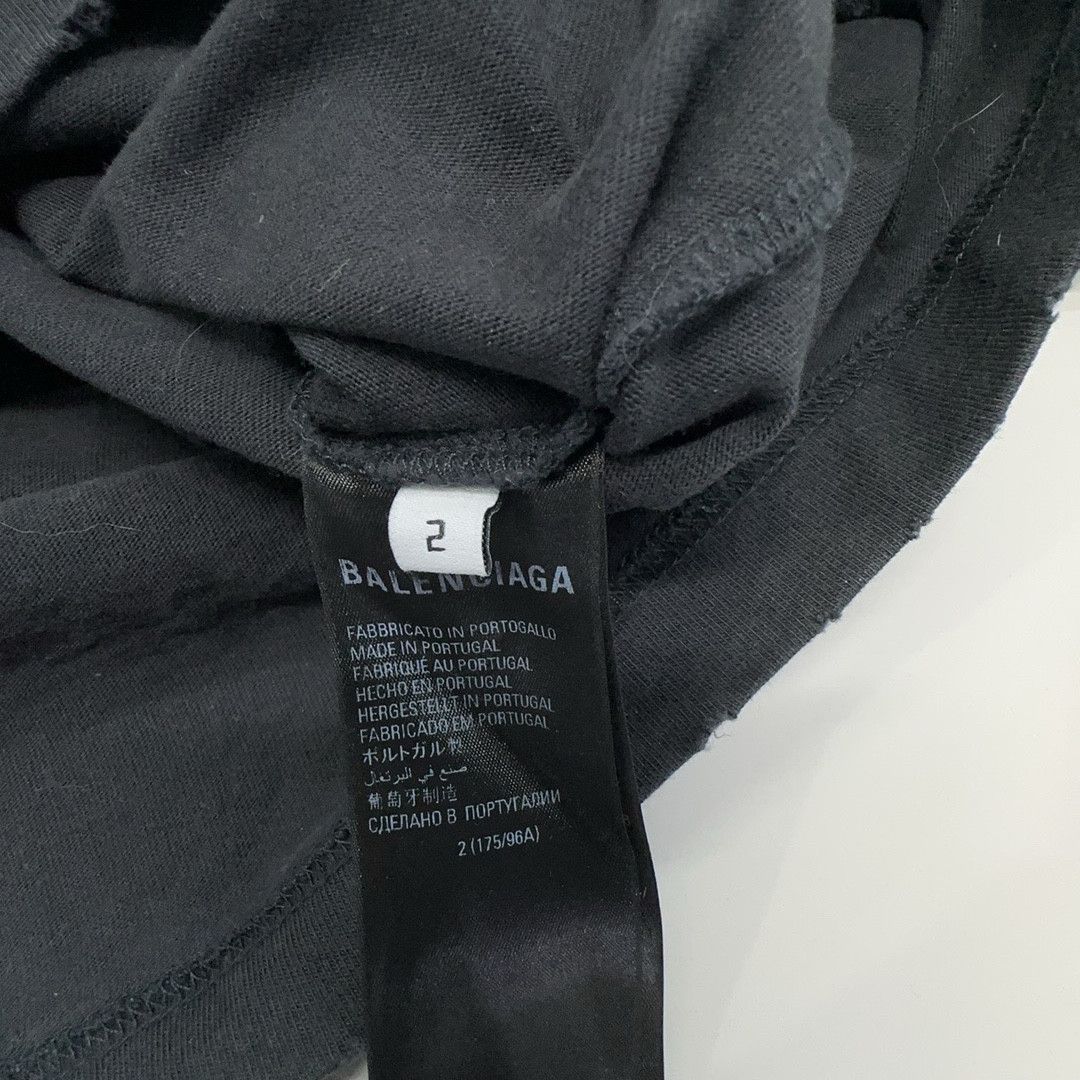 Balenciaga Balenciaga Logo Ringer T-Shirt Size M Size US M / EU 48-50 / 2 - 3 Thumbnail