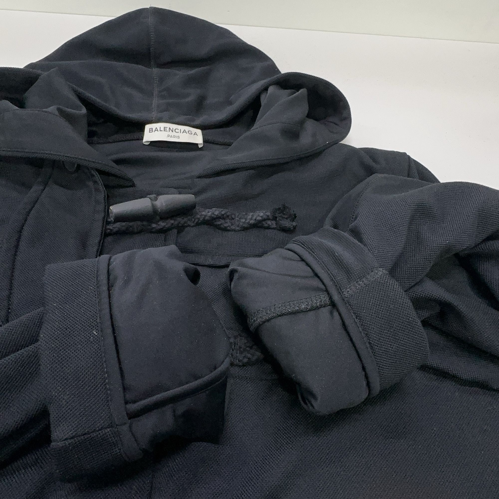 Balenciaga Balenciaga Toggle Hooded Jacket Size L Size US L / EU 52-54 / 3 - 6 Thumbnail