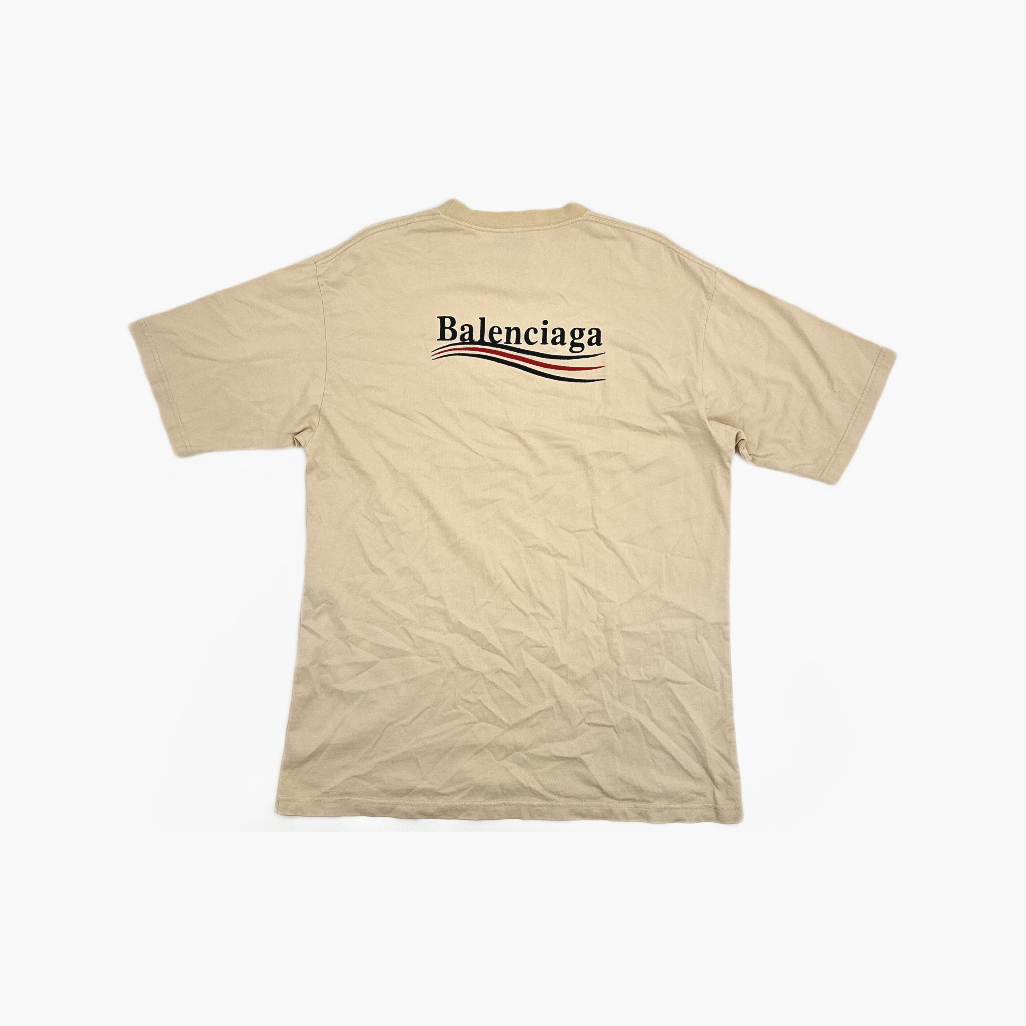 Balenciaga Balenciaga Wave Logo T-Shirt Size S Size US S / EU 44-46 / 1 - 2 Thumbnail