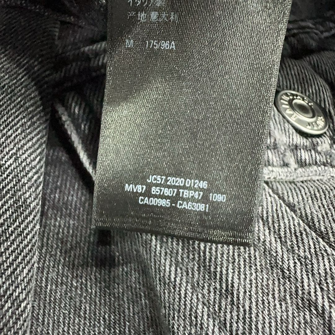 Balenciaga Balenciaga Drip Logo Denim Jacket Size M Size US M / EU 48-50 / 2 - 5 Thumbnail