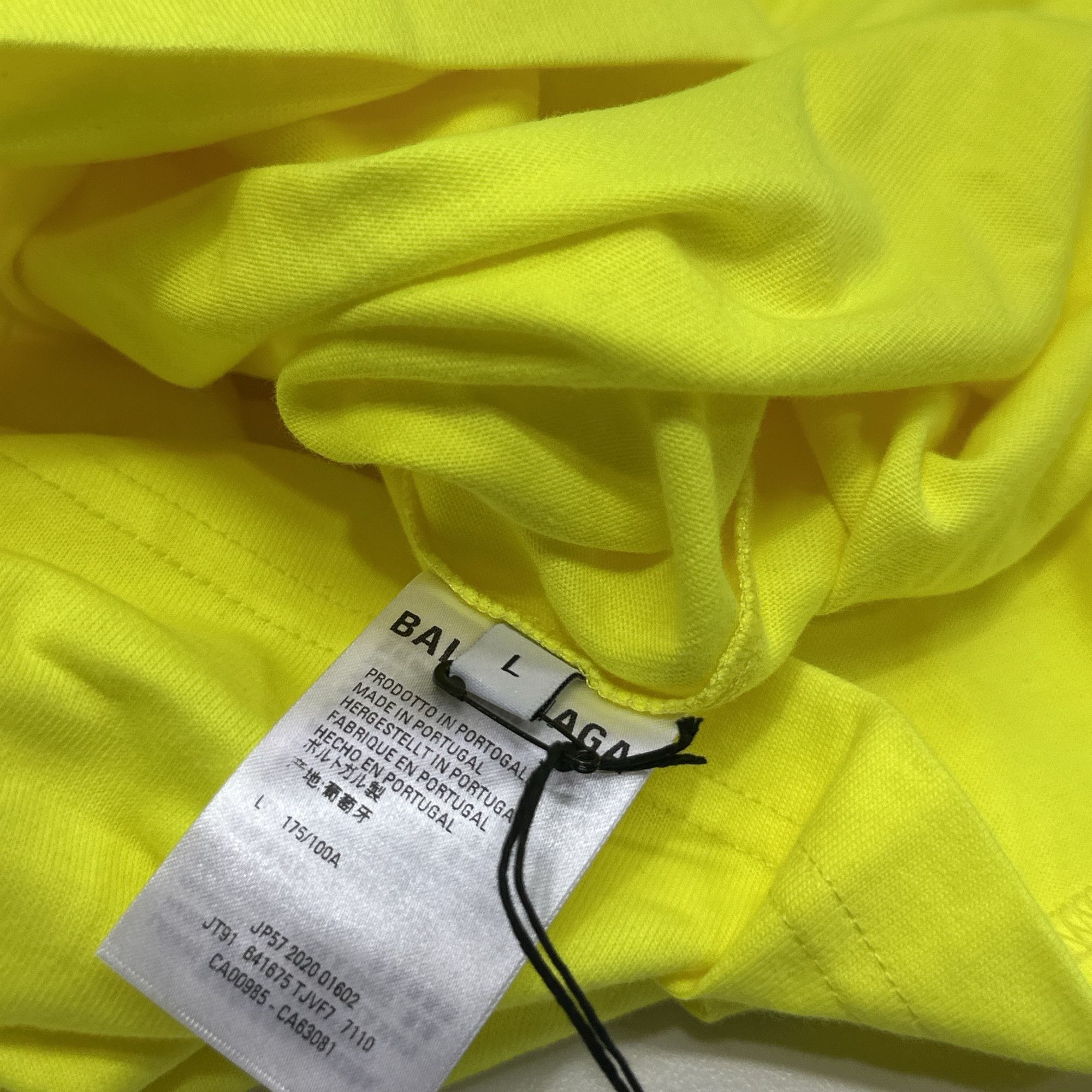 Balenciaga Balenciaga Wave Logo T-Shirt Size L Size US L / EU 52-54 / 3 - 5 Thumbnail