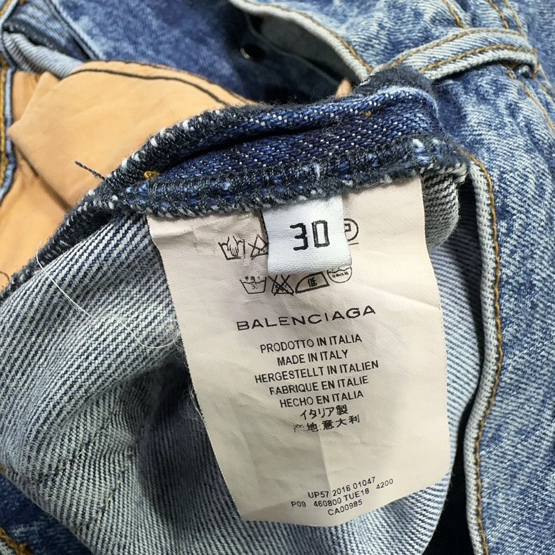 Balenciaga Balenciaga Blue Denim Jeans Size 30 Size US 30 / EU 46 - 4 Thumbnail