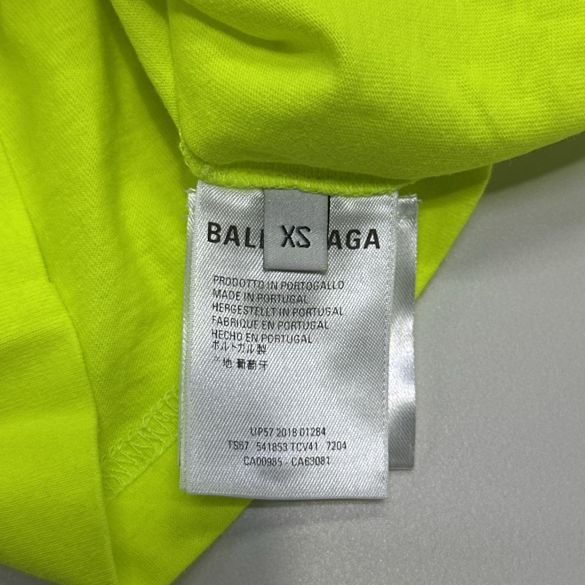 Balenciaga Balenciaga Neon Logo T-Shirt Size XS Size US XS / EU 42 / 0 - 3 Thumbnail