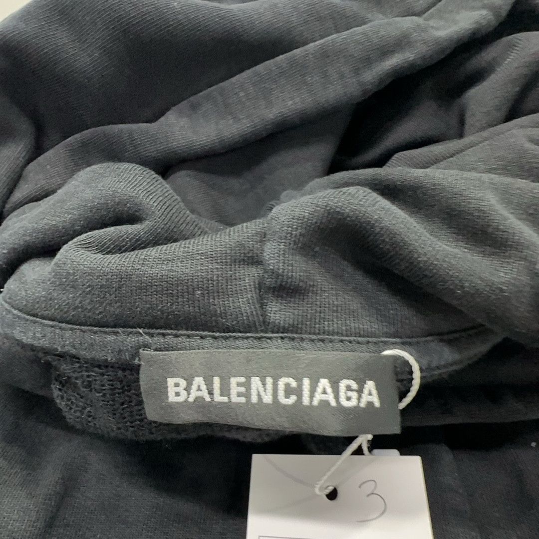Balenciaga Balenciaga Logo Hoodie Size M Size US M / EU 48-50 / 2 - 3 Thumbnail
