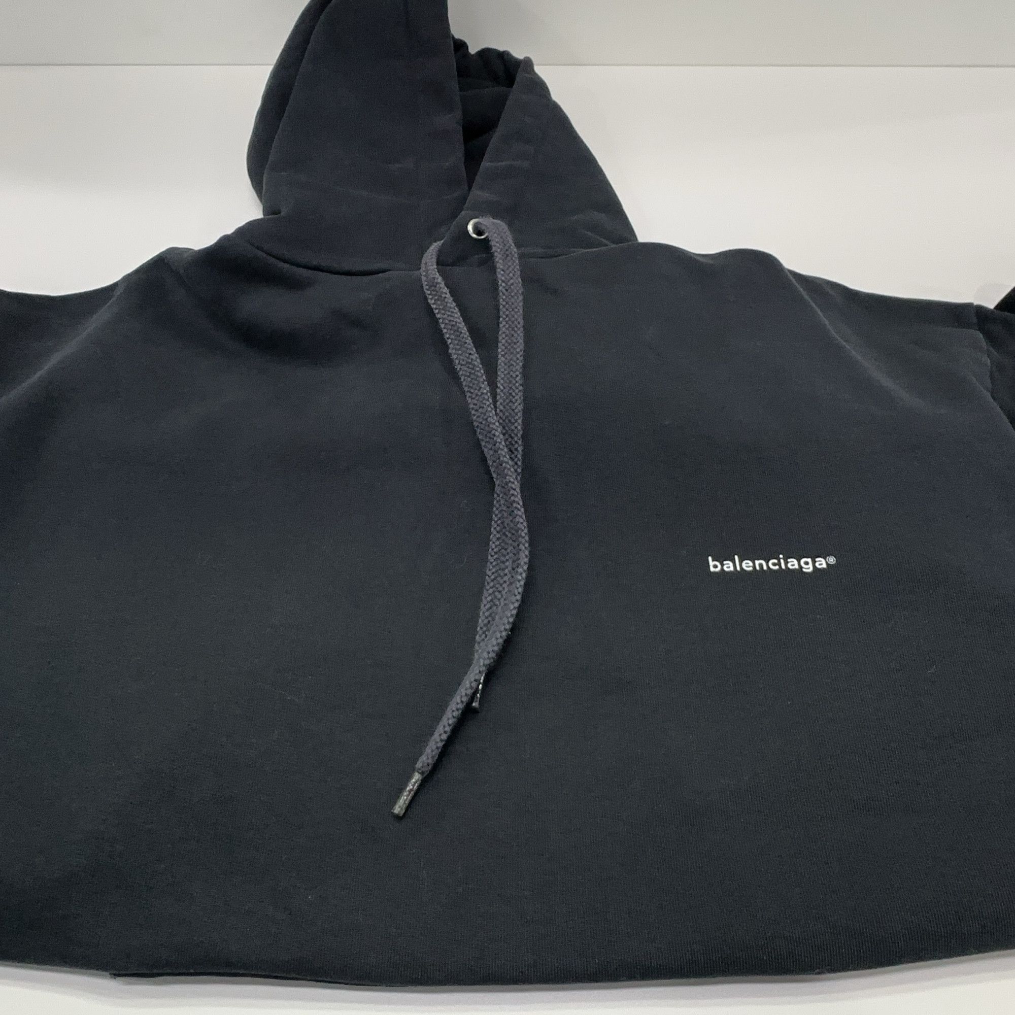 Balenciaga Balenciaga Logo Hoodie Size M Size US M / EU 48-50 / 2 - 6 Thumbnail