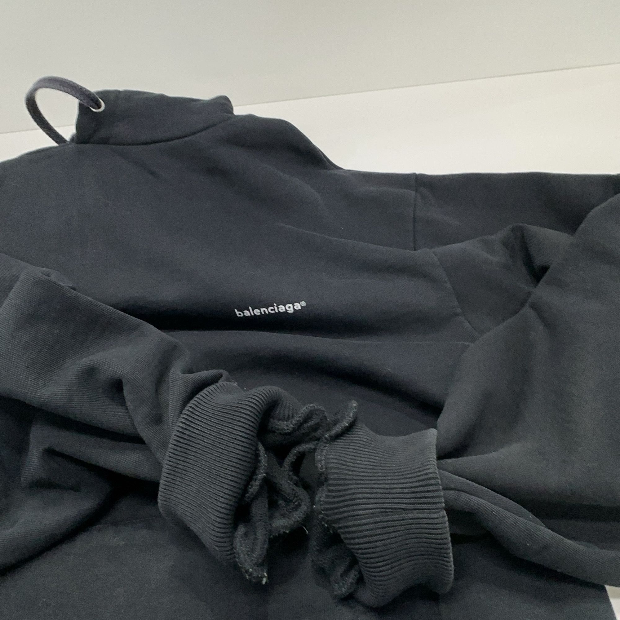 Balenciaga Balenciaga Logo Hoodie Size M Size US M / EU 48-50 / 2 - 10 Thumbnail