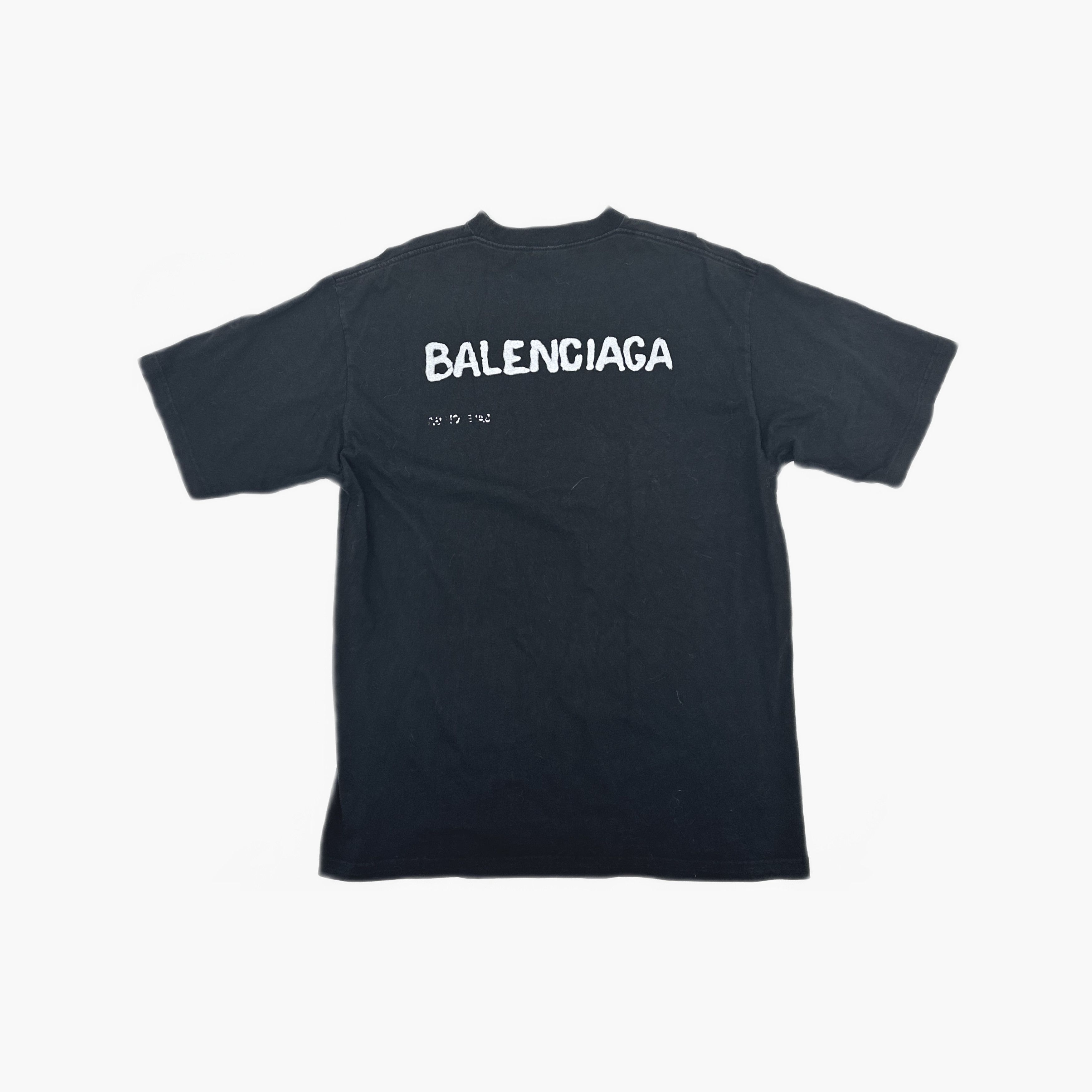 Balenciaga Balenciaga Logo Print T-Shirt Size M Size US M / EU 48-50 / 2 - 2 Thumbnail