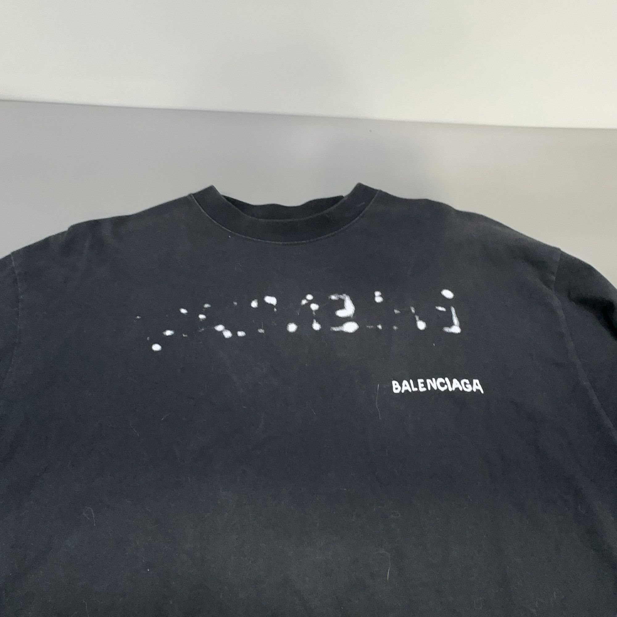 Balenciaga Balenciaga Logo Print T-Shirt Size M Size US M / EU 48-50 / 2 - 7 Thumbnail