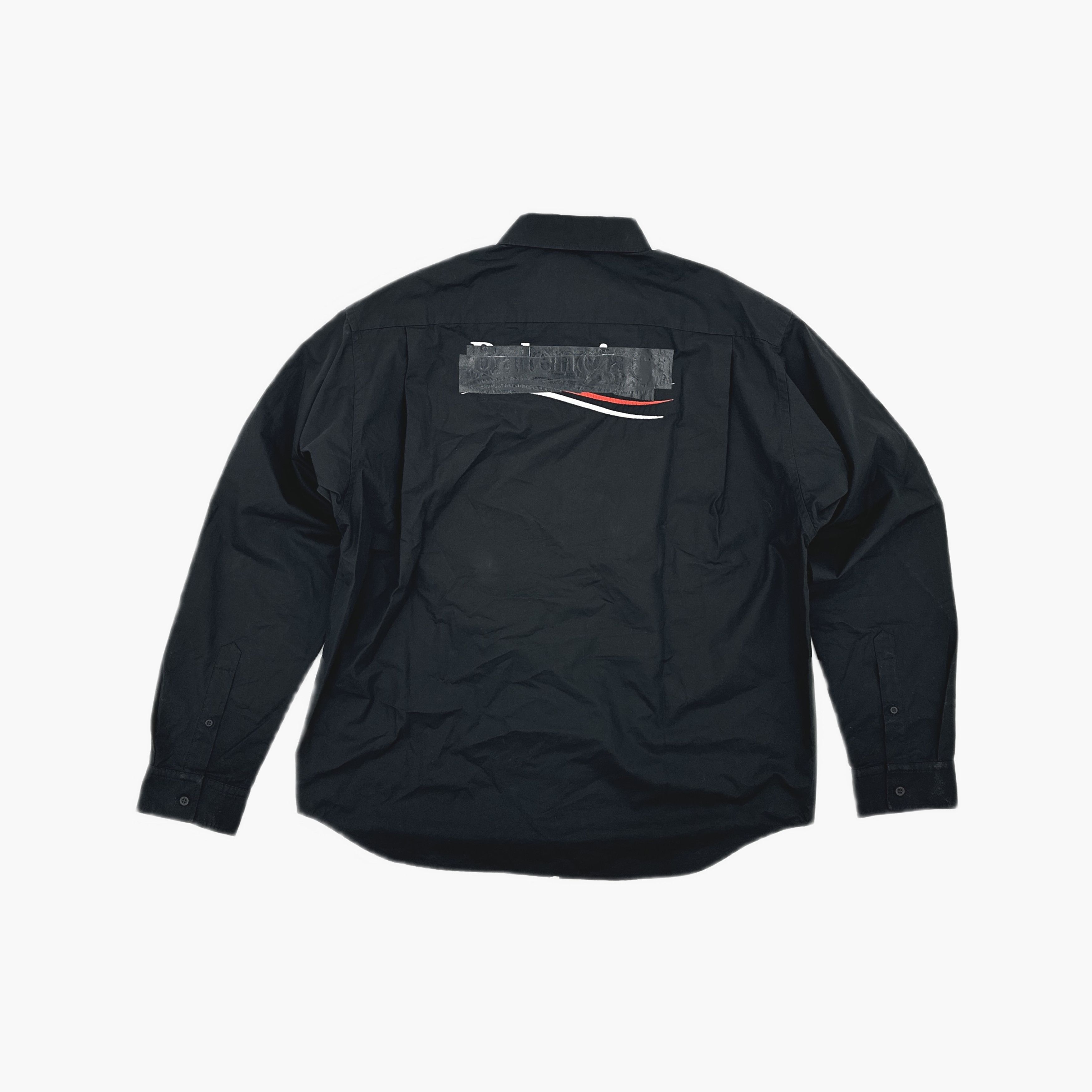 Balenciaga Balenciaga Logo Button Up Shirt Size S Size US S / EU 44-46 / 1 - 2 Thumbnail