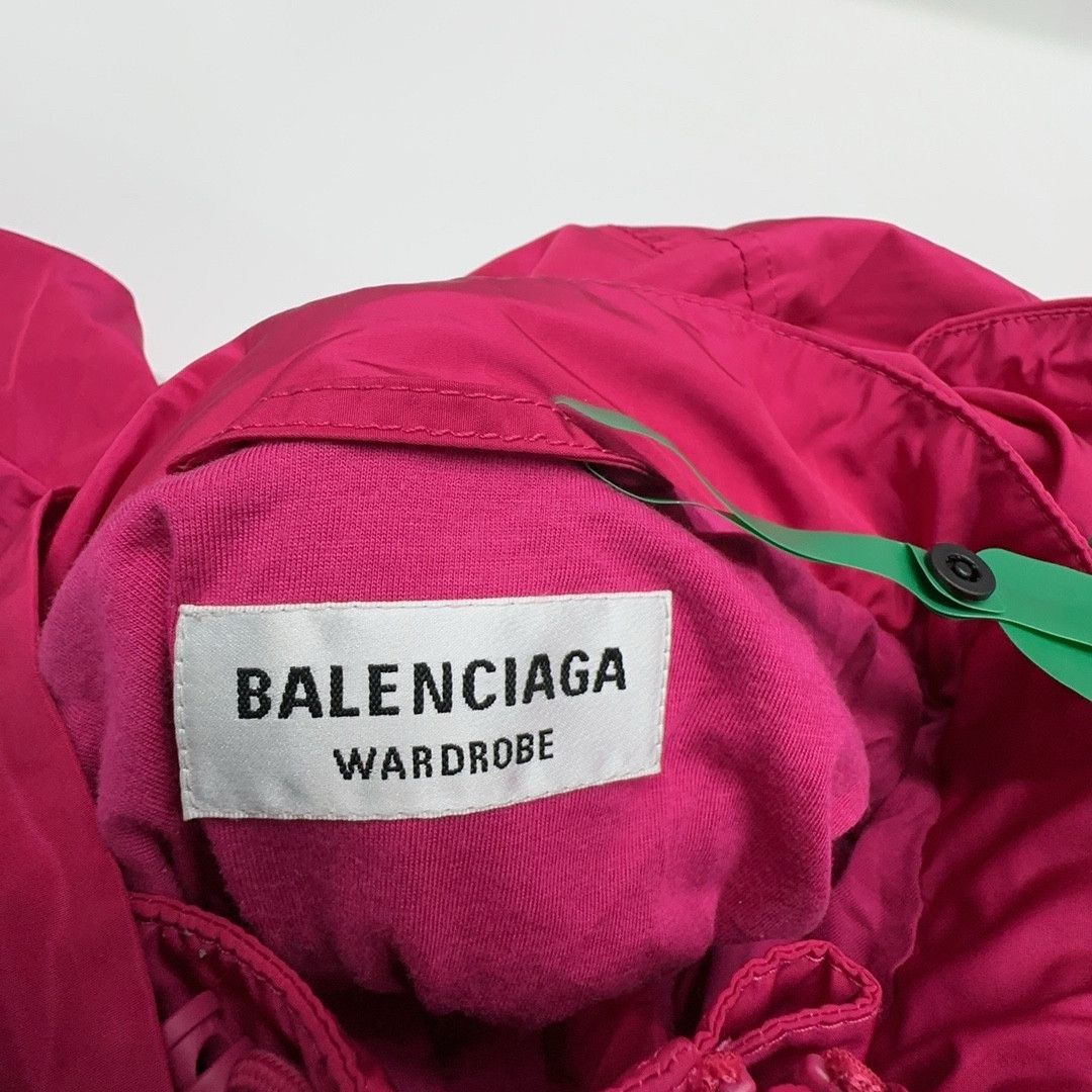 Balenciaga Balenciaga Pink Hooded Jacket Size 34 Size XS / US 0-2 / IT 36-38 - 3 Thumbnail