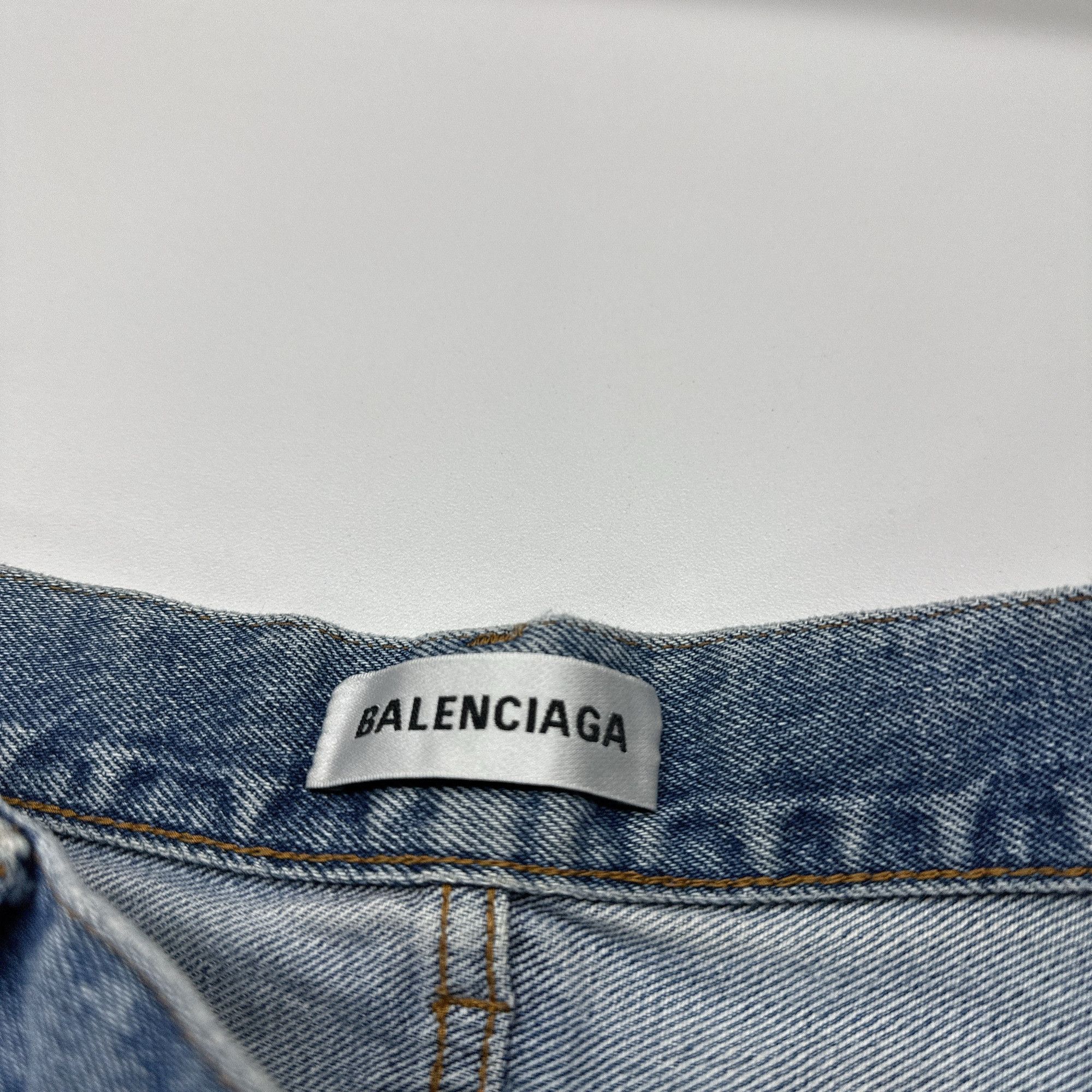 Balenciaga Balenciaga Washed Denim Jeans Size 26 Size 26" / US 2 / IT 38 - 3 Thumbnail