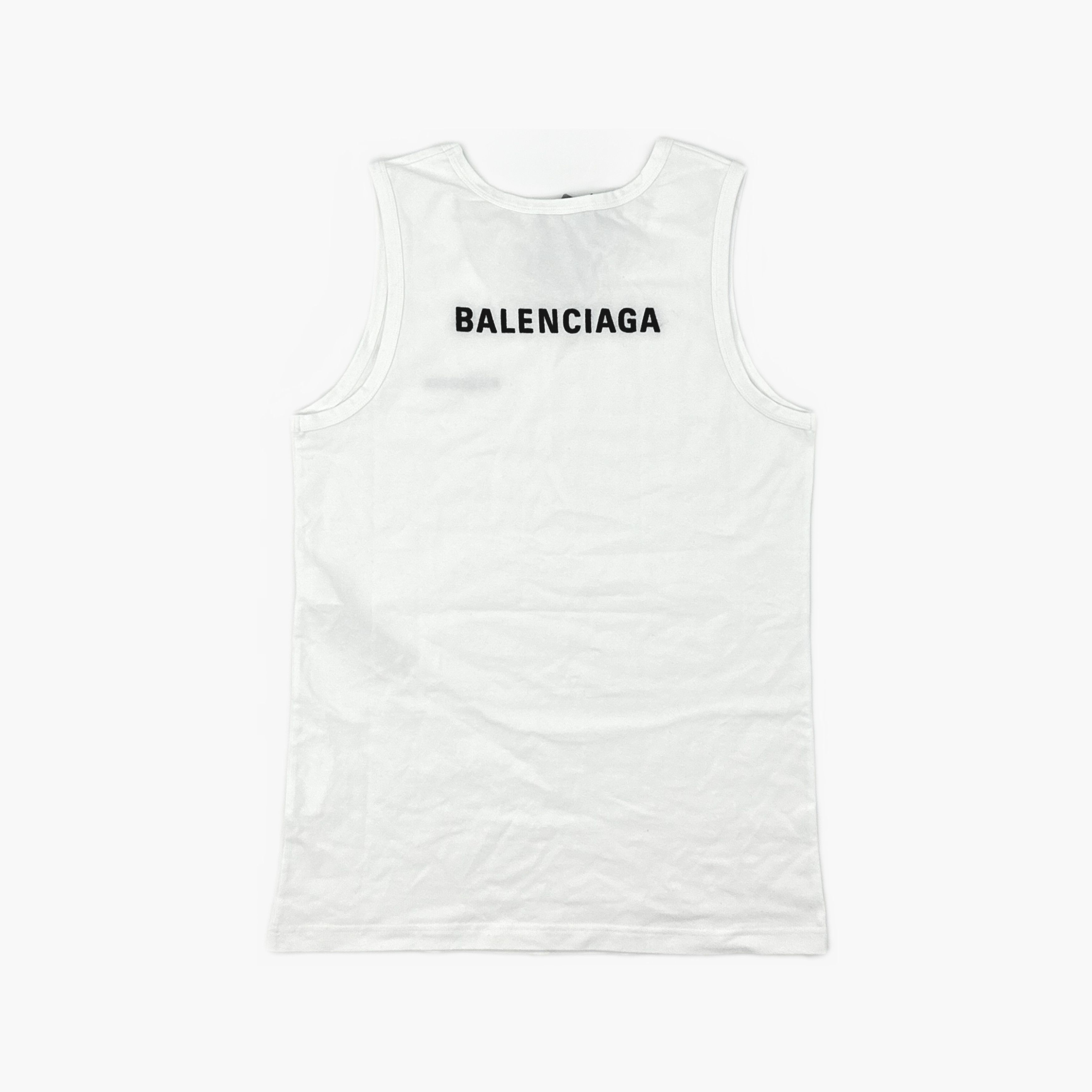 Balenciaga Balenciaga Logo Tank Top Size S Size US S / EU 44-46 / 1 - 2 Thumbnail