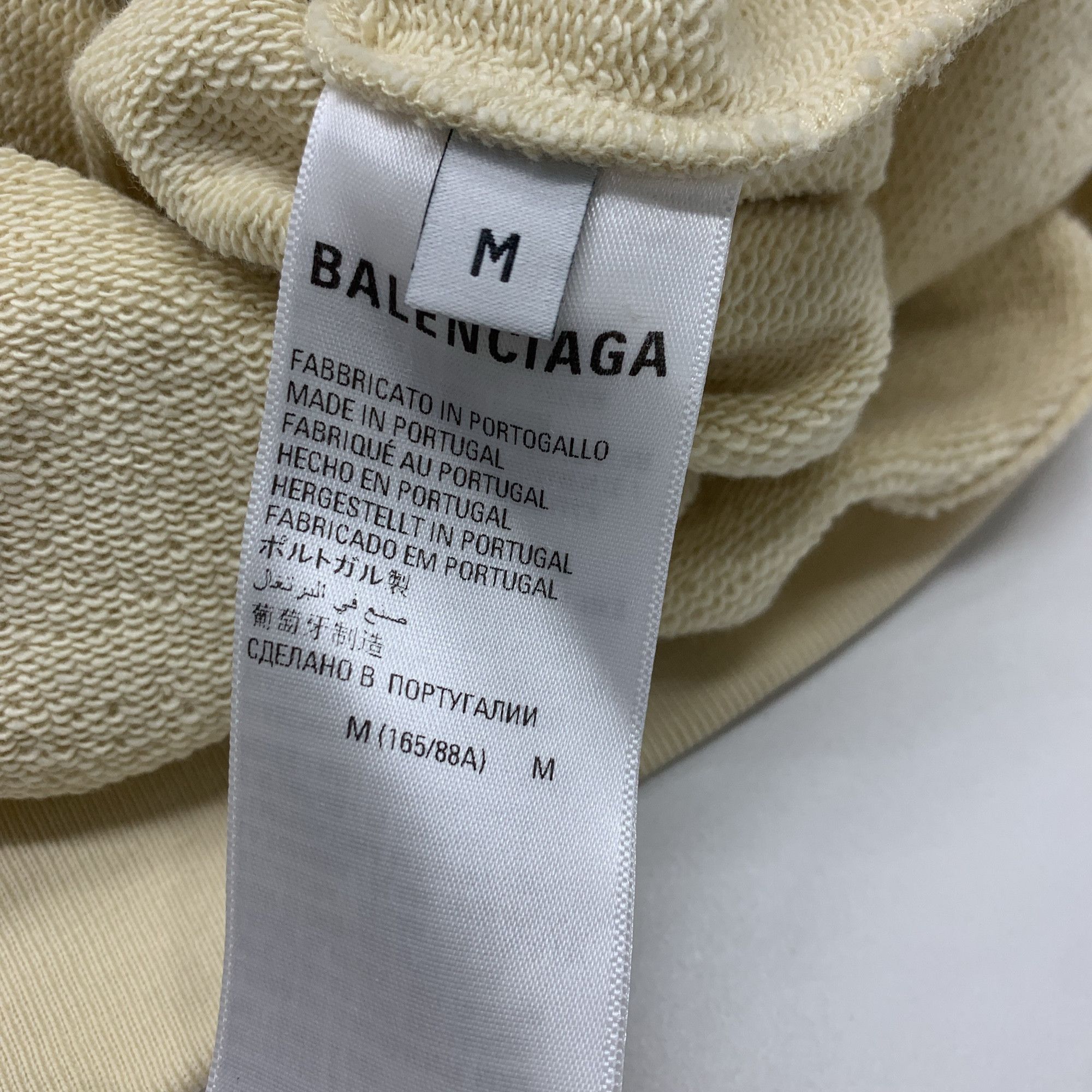 Balenciaga Balenciaga Wave Logo Hoodie Size M Size US M / EU 48-50 / 2 - 3 Thumbnail