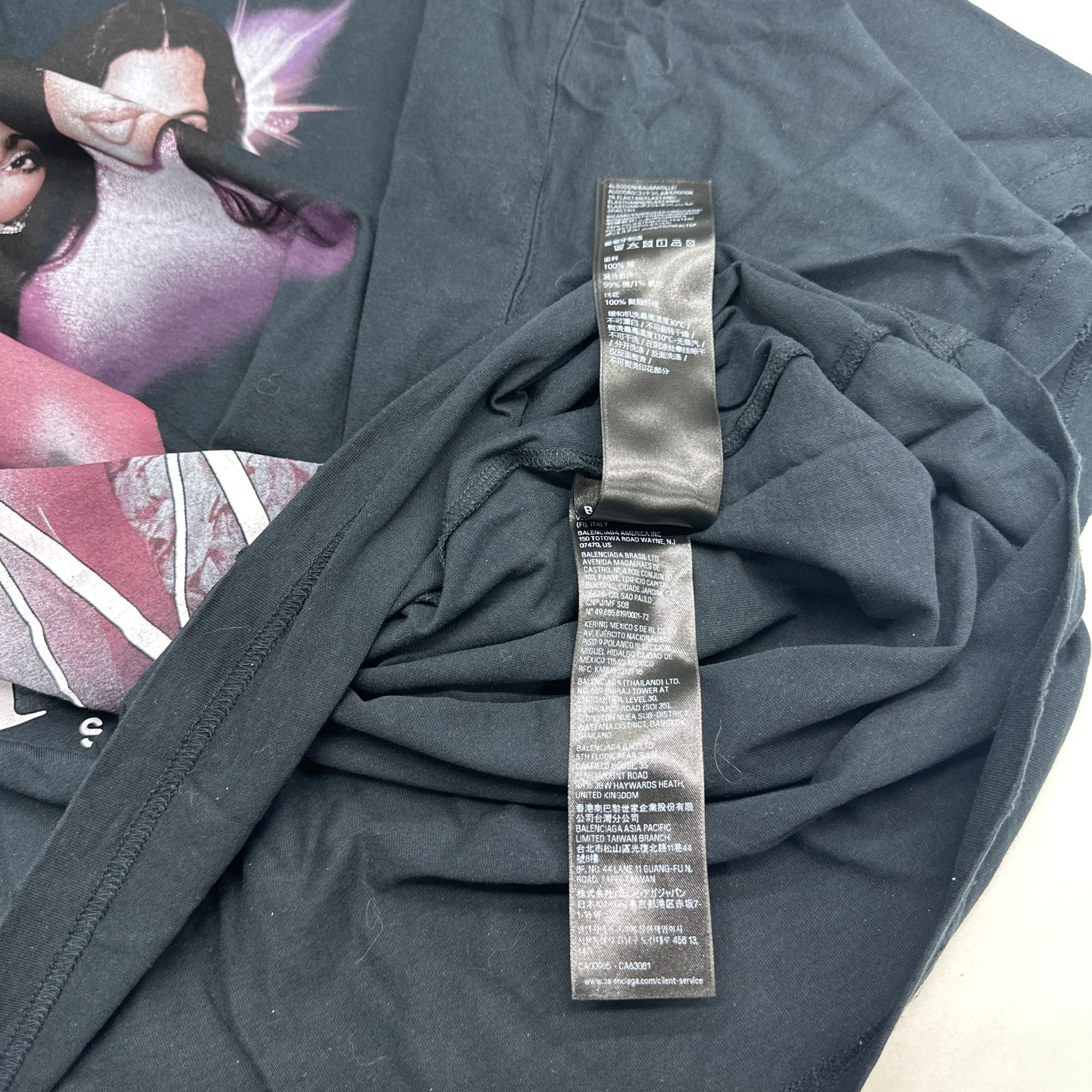 Balenciaga Balenciaga Kim Kardashian Print T-Shirt Size XL Size US XL / EU 56 / 4 - 5 Thumbnail