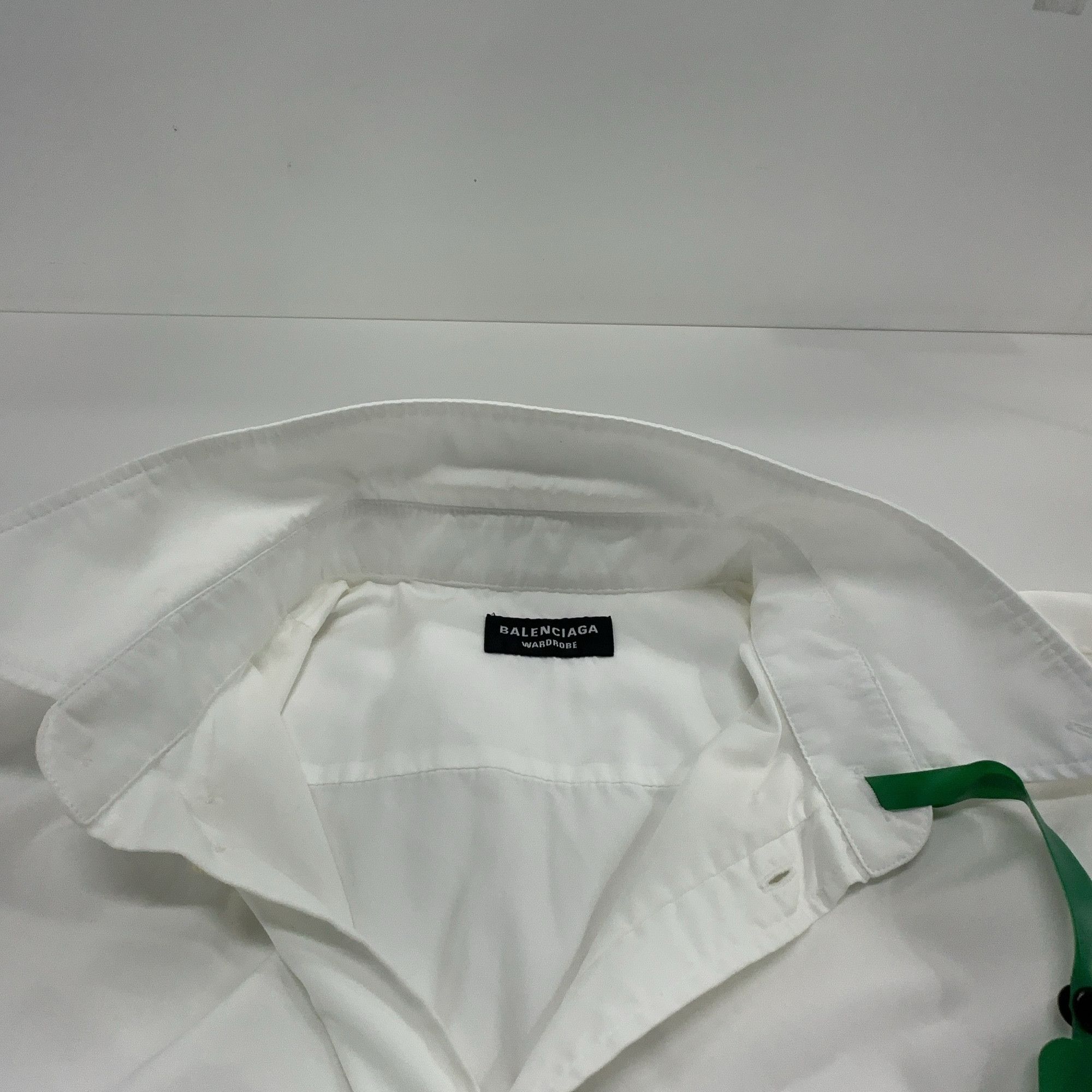 Balenciaga Balenciaga Logo Pocket Button Up Shirt Size 37 Size US S / EU 44-46 / 1 - 7 Thumbnail