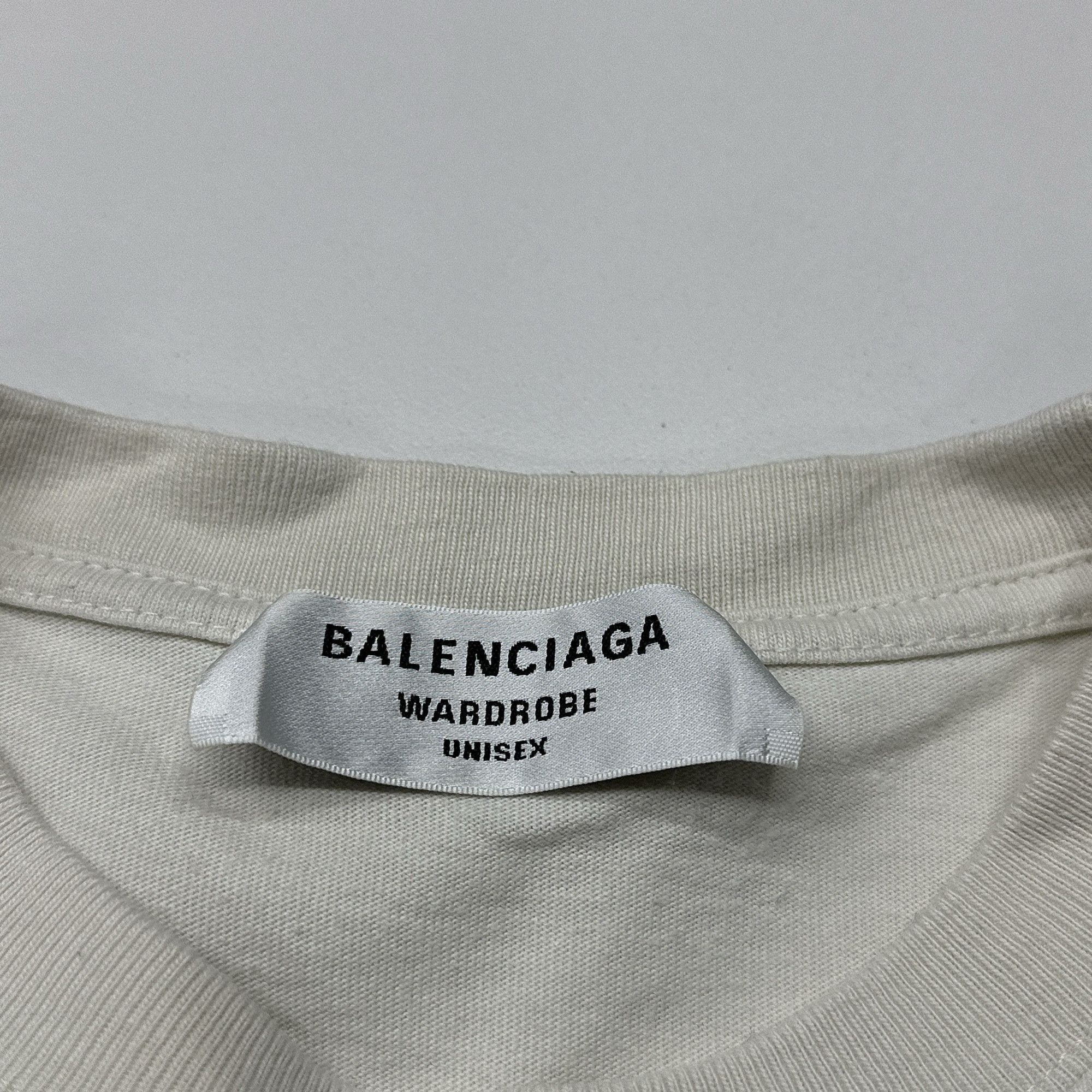 Balenciaga Balenciaga Wave Logo T-Shirt Size S Size US S / EU 44-46 / 1 - 4 Thumbnail