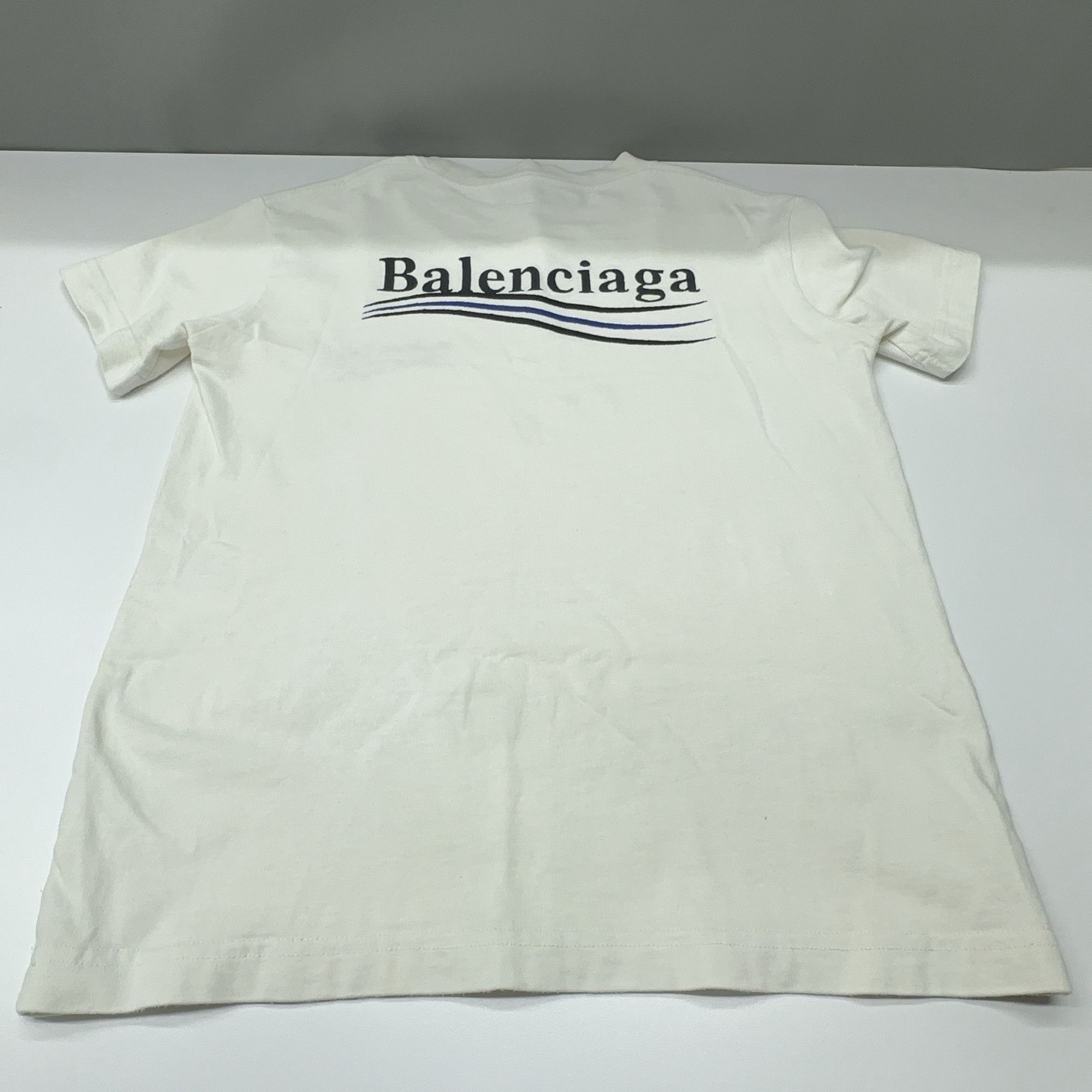 Balenciaga Balenciaga Wave Logo T-Shirt Size S Size US S / EU 44-46 / 1 - 11 Thumbnail