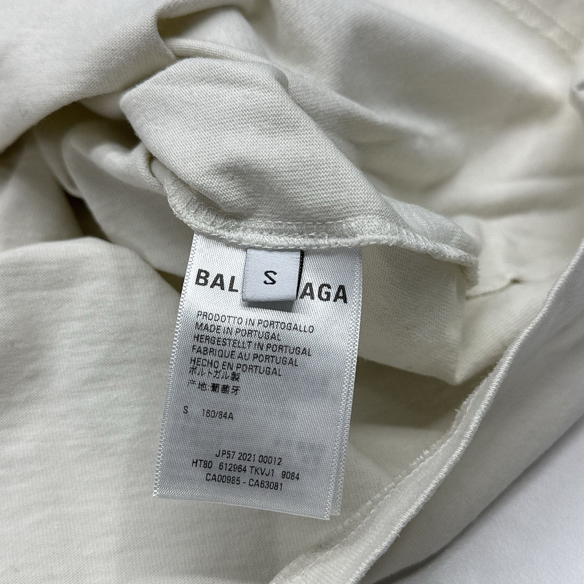 Balenciaga Balenciaga Wave Logo T-Shirt Size S Size US S / EU 44-46 / 1 - 3 Thumbnail