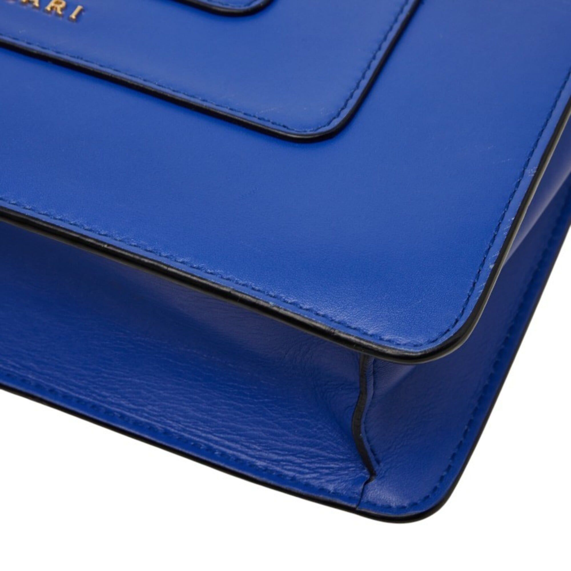 Bvlgari Bulgari Serpenti Forever Chain Shoulder Bag, Blue Leather, Women's BVLGARI Size ONE SIZE - 6 Thumbnail