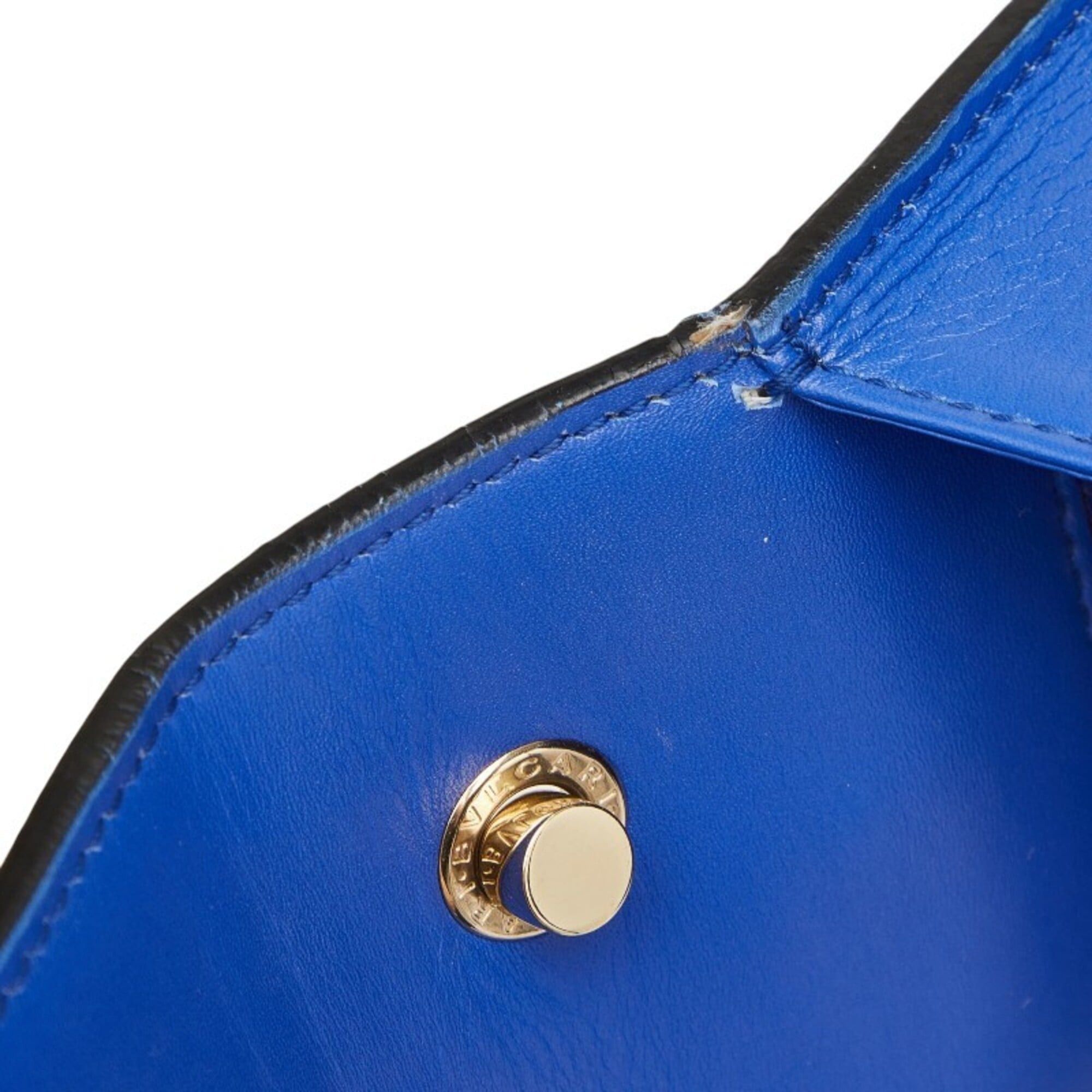 Bvlgari Bulgari Serpenti Forever Chain Shoulder Bag, Blue Leather, Women's BVLGARI Size ONE SIZE - 9 Thumbnail
