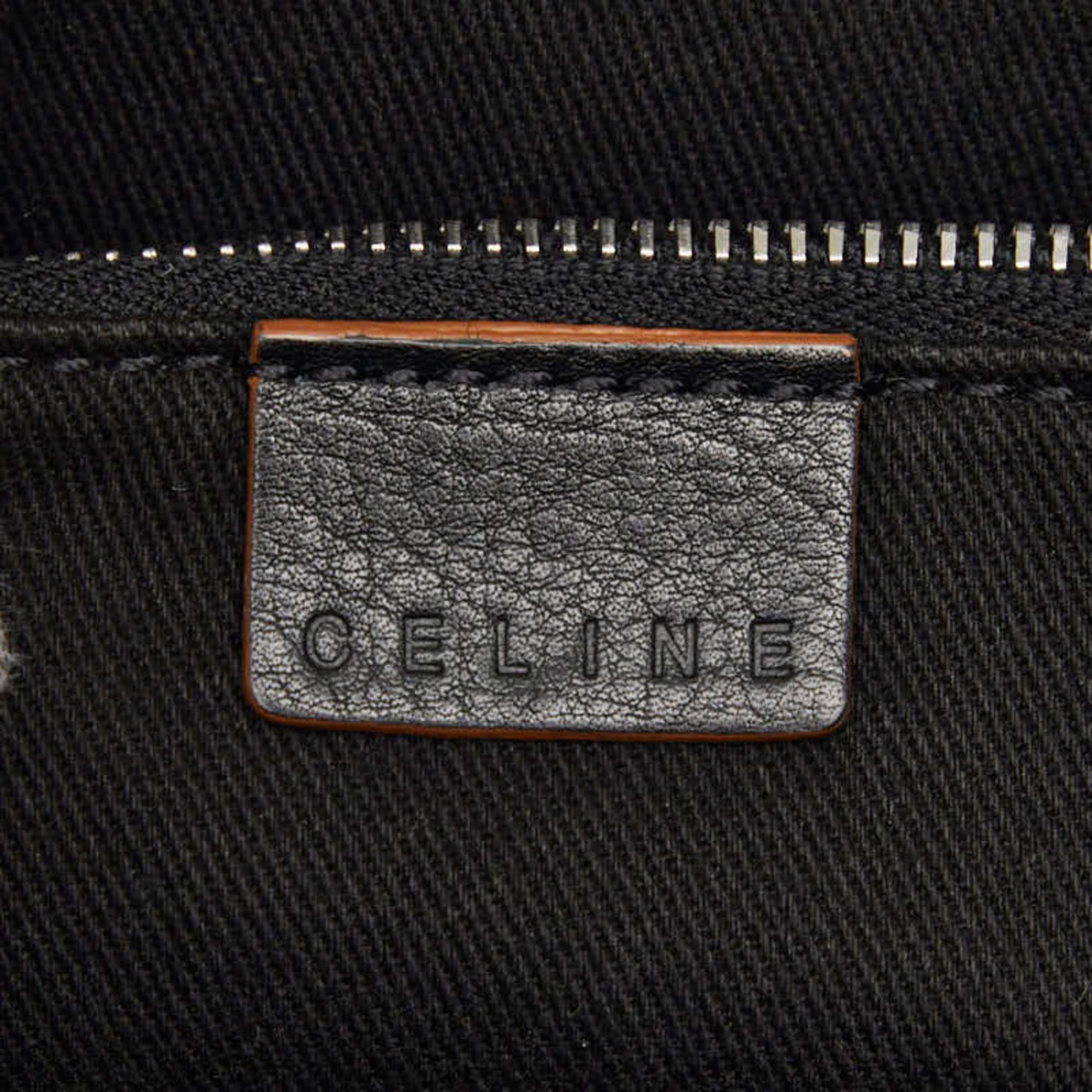 Celine Celine Macadam handbag, black canvas and leather, for women. Size ONE SIZE - 11 Thumbnail