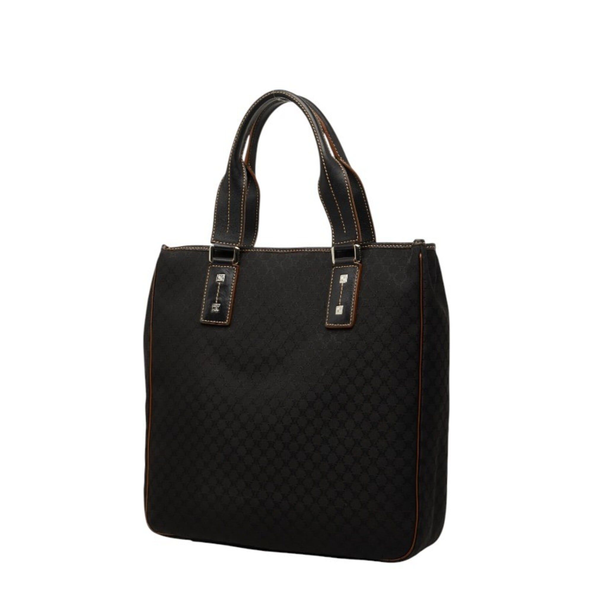 Celine Celine Macadam handbag, black canvas and leather, for women. Size ONE SIZE - 2 Thumbnail
