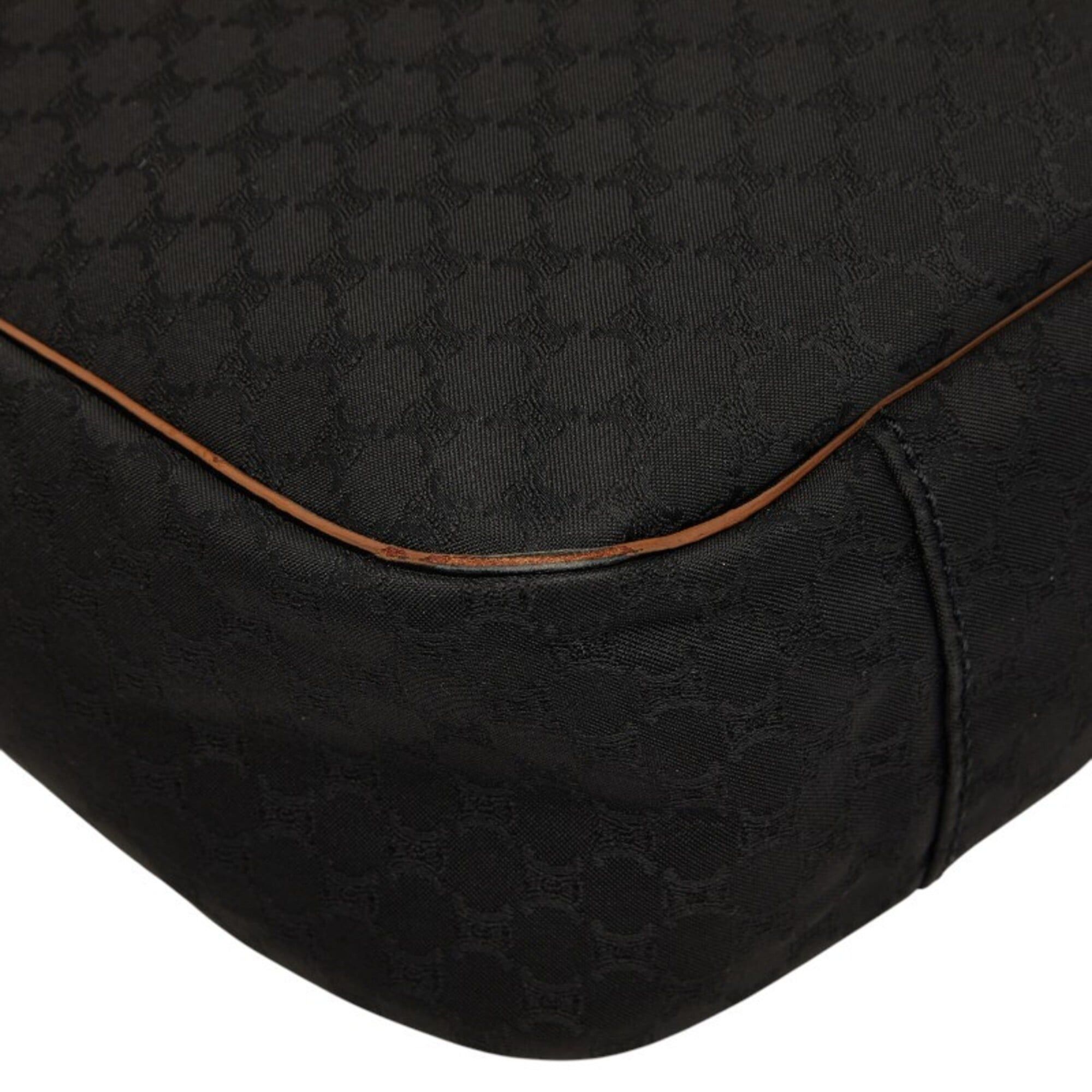 Celine Celine Macadam handbag, black canvas and leather, for women. Size ONE SIZE - 7 Thumbnail