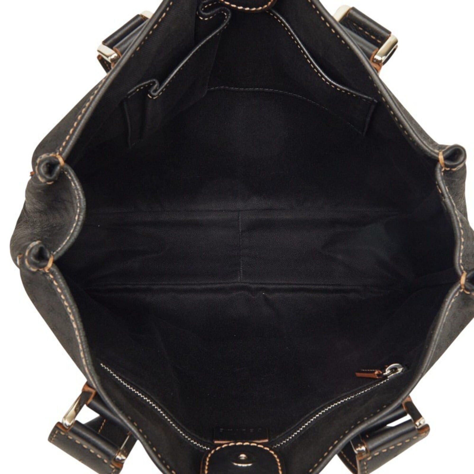 Celine Celine Macadam handbag, black canvas and leather, for women. Size ONE SIZE - 10 Thumbnail