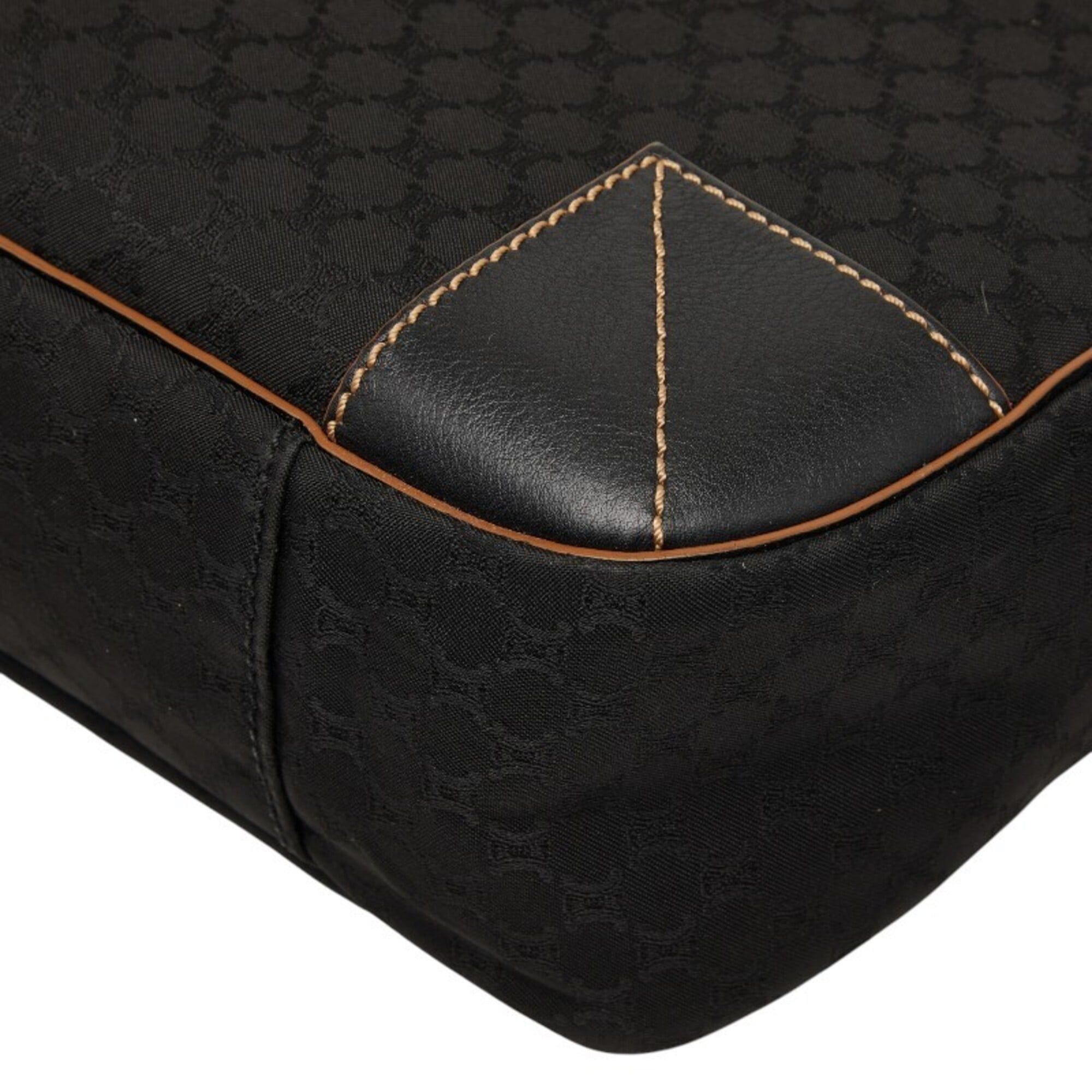 Celine Celine Macadam handbag, black canvas and leather, for women. Size ONE SIZE - 4 Thumbnail