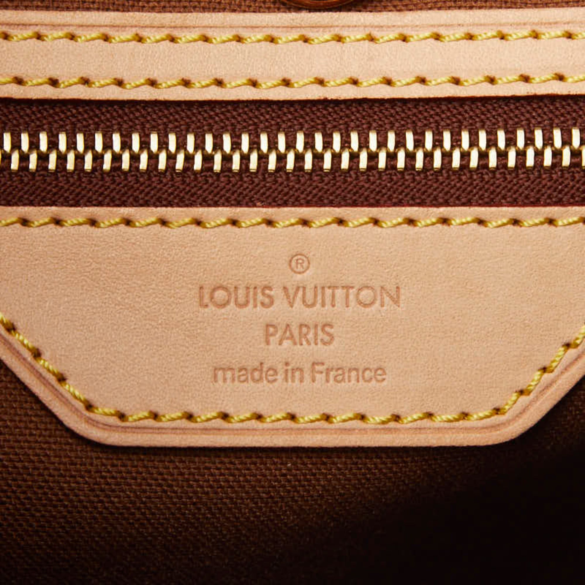 Louis Vuitton Louis Vuitton Monogram Batignolles Vertical Shoulder Bag Tote M51153 Brown Leather Women's LOUIS VUITTON Size ONE SIZE - 11 Thumbnail