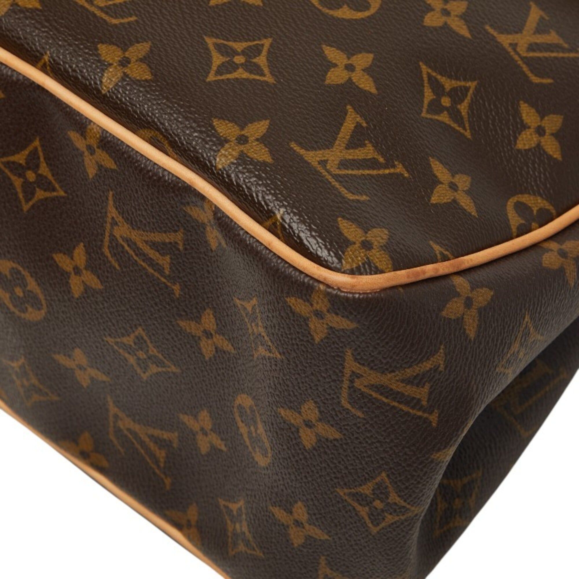 Louis Vuitton Louis Vuitton Monogram Batignolles Vertical Shoulder Bag Tote M51153 Brown Leather Women's LOUIS VUITTON Size ONE SIZE - 6 Thumbnail