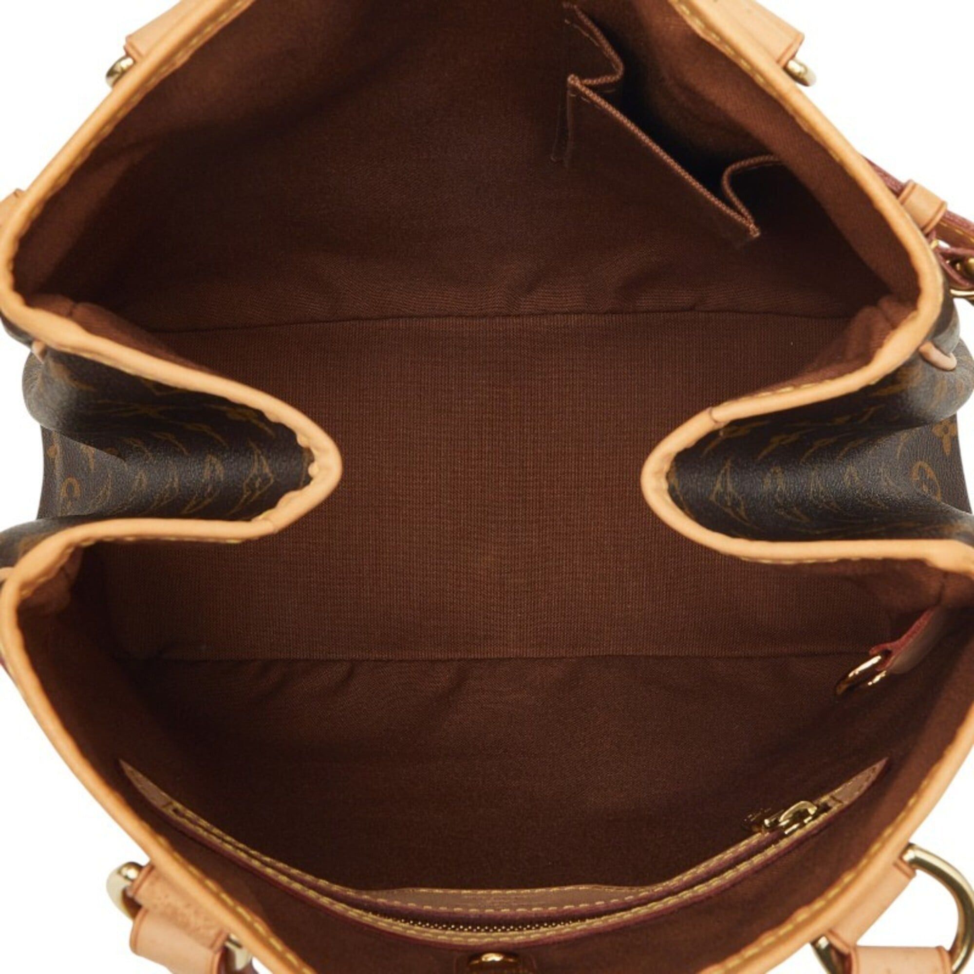 Louis Vuitton Louis Vuitton Monogram Batignolles Vertical Shoulder Bag Tote M51153 Brown Leather Women's LOUIS VUITTON Size ONE SIZE - 10 Thumbnail