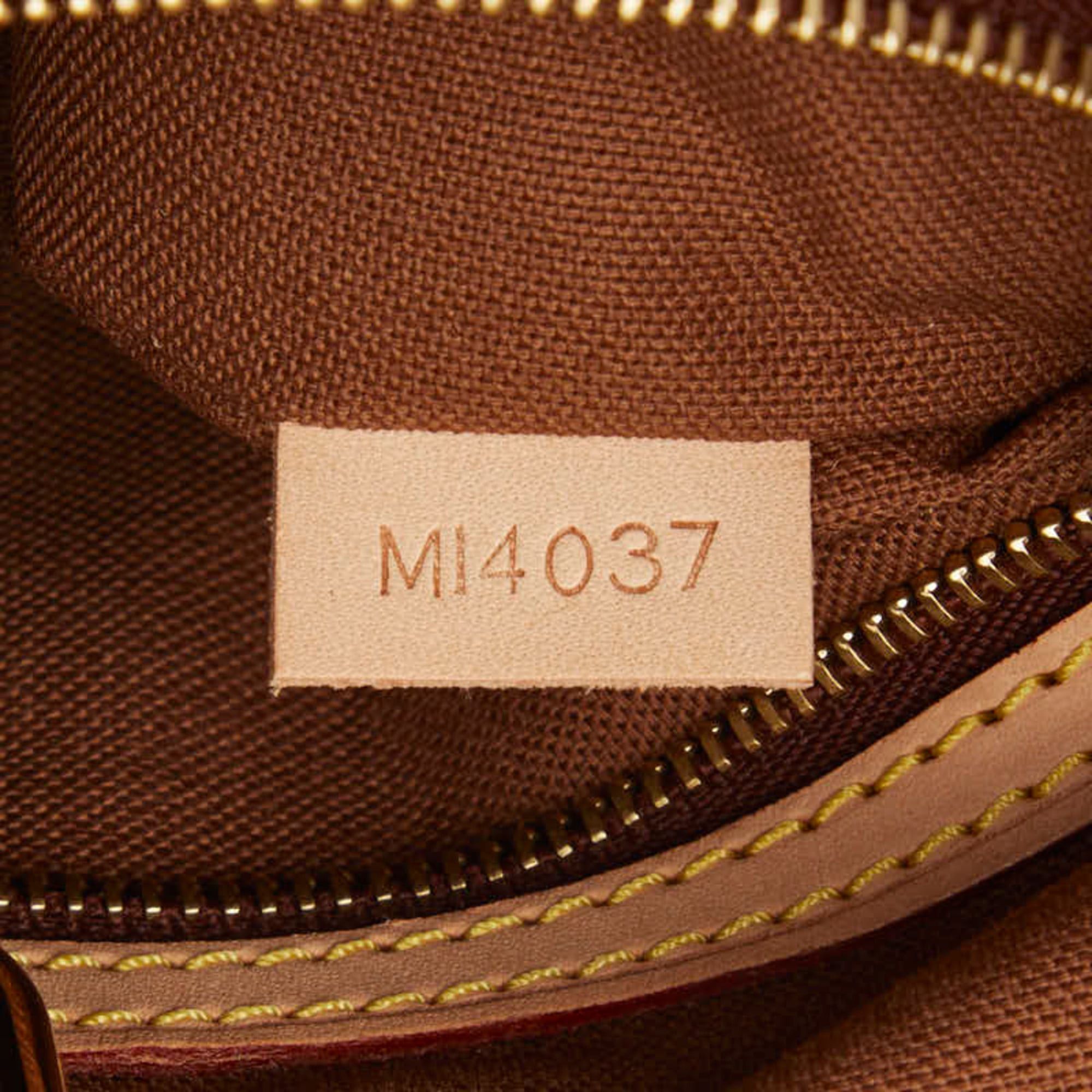 Louis Vuitton Louis Vuitton Monogram Batignolles Vertical Shoulder Bag Tote M51153 Brown Leather Women's LOUIS VUITTON Size ONE SIZE - 12 Thumbnail