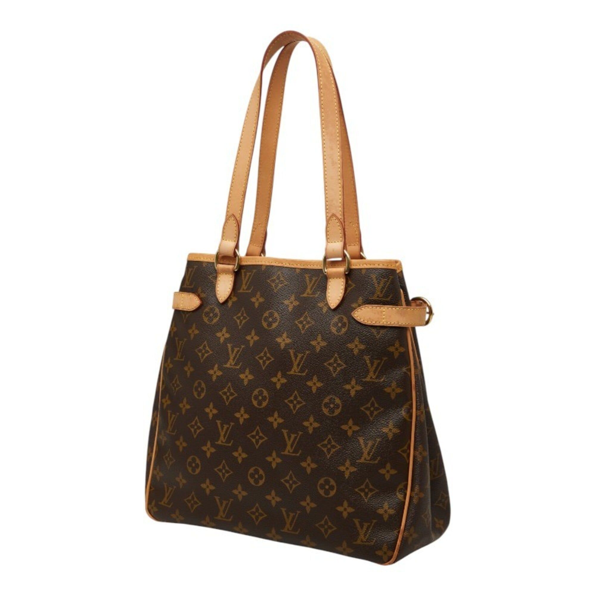 Louis Vuitton Louis Vuitton Monogram Batignolles Vertical Shoulder Bag Tote M51153 Brown Leather Women's LOUIS VUITTON Size ONE SIZE - 2 Thumbnail