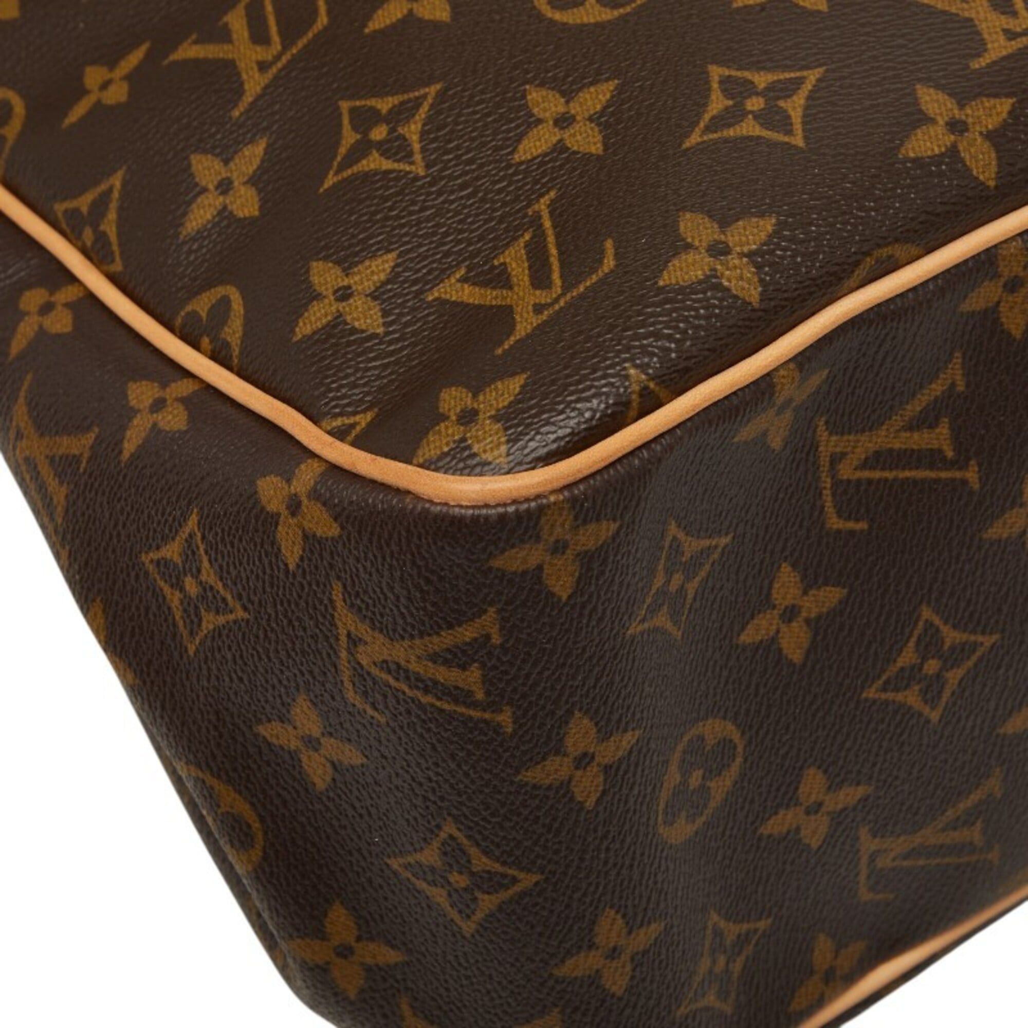 Louis Vuitton Louis Vuitton Monogram Batignolles Vertical Shoulder Bag Tote M51153 Brown Leather Women's LOUIS VUITTON Size ONE SIZE - 7 Thumbnail