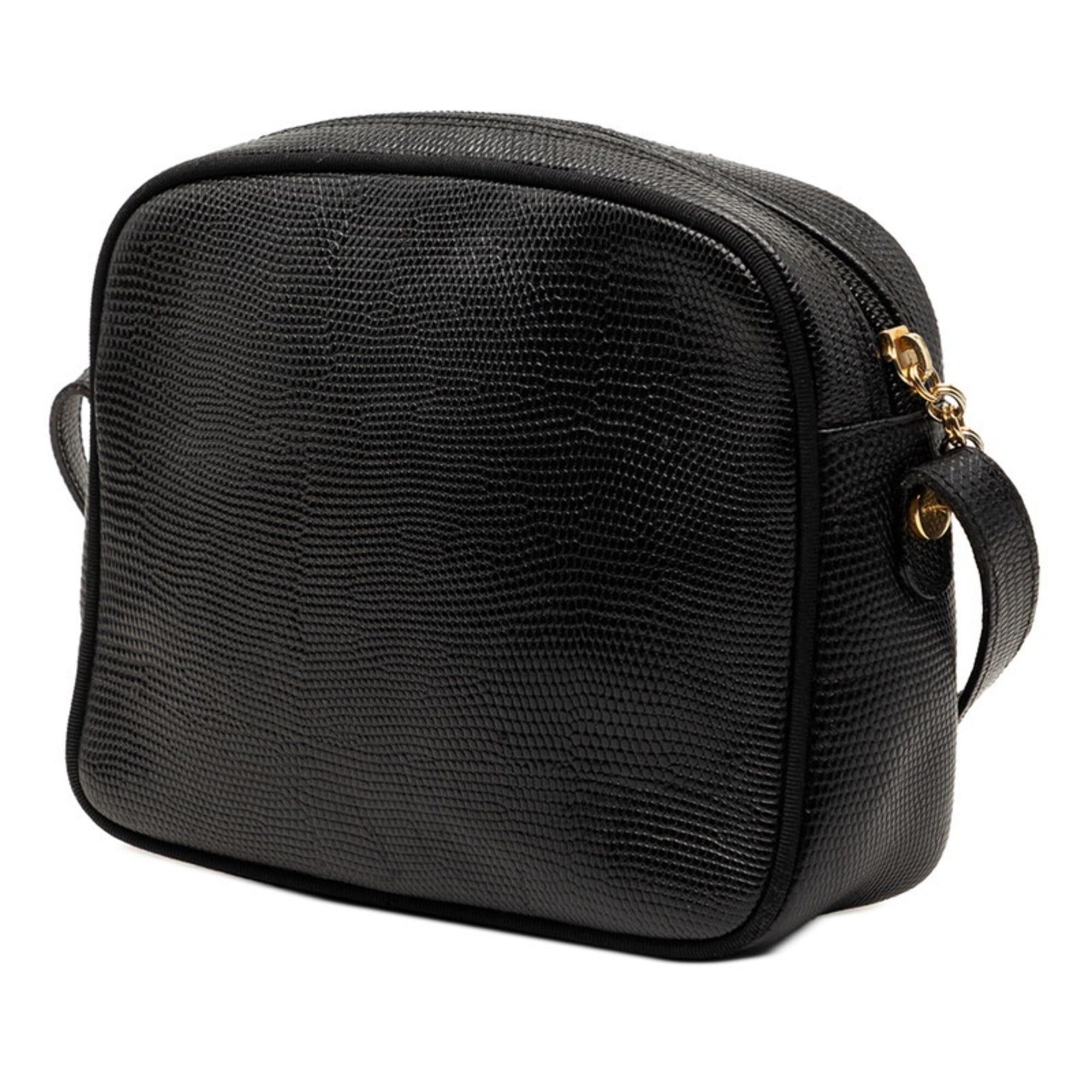 Salvatore Ferragamo Salvatore Ferragamo Vara Shoulder Bag, Black Leather, Women's Size ONE SIZE - 2 Thumbnail