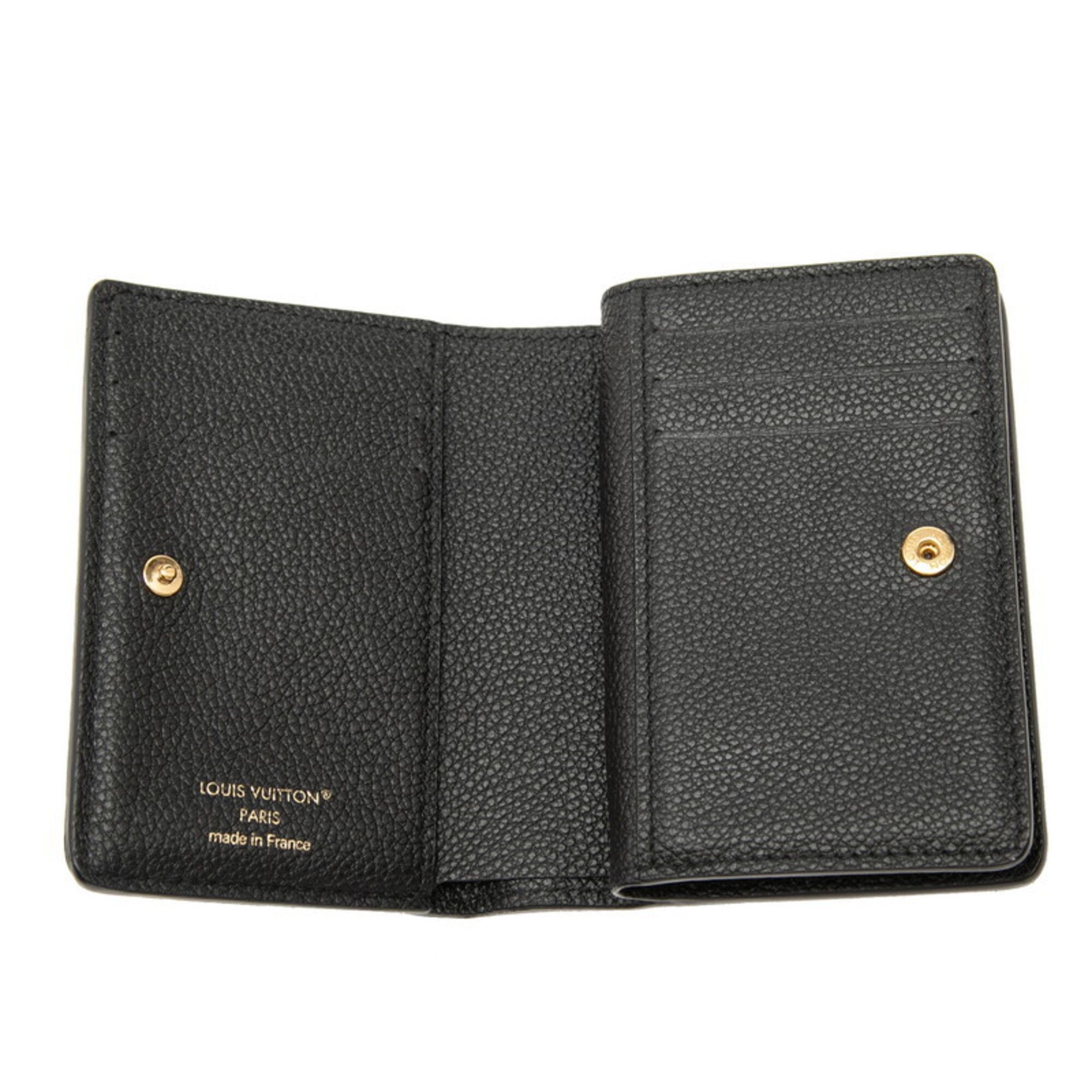 Louis Vuitton Louis Vuitton Monogram Empreinte Portefeuille Claire Bi-fold Wallet M80151 Noir Black Leather Women's LOUIS VUITTON Size ONE SIZE - 4 Thumbnail