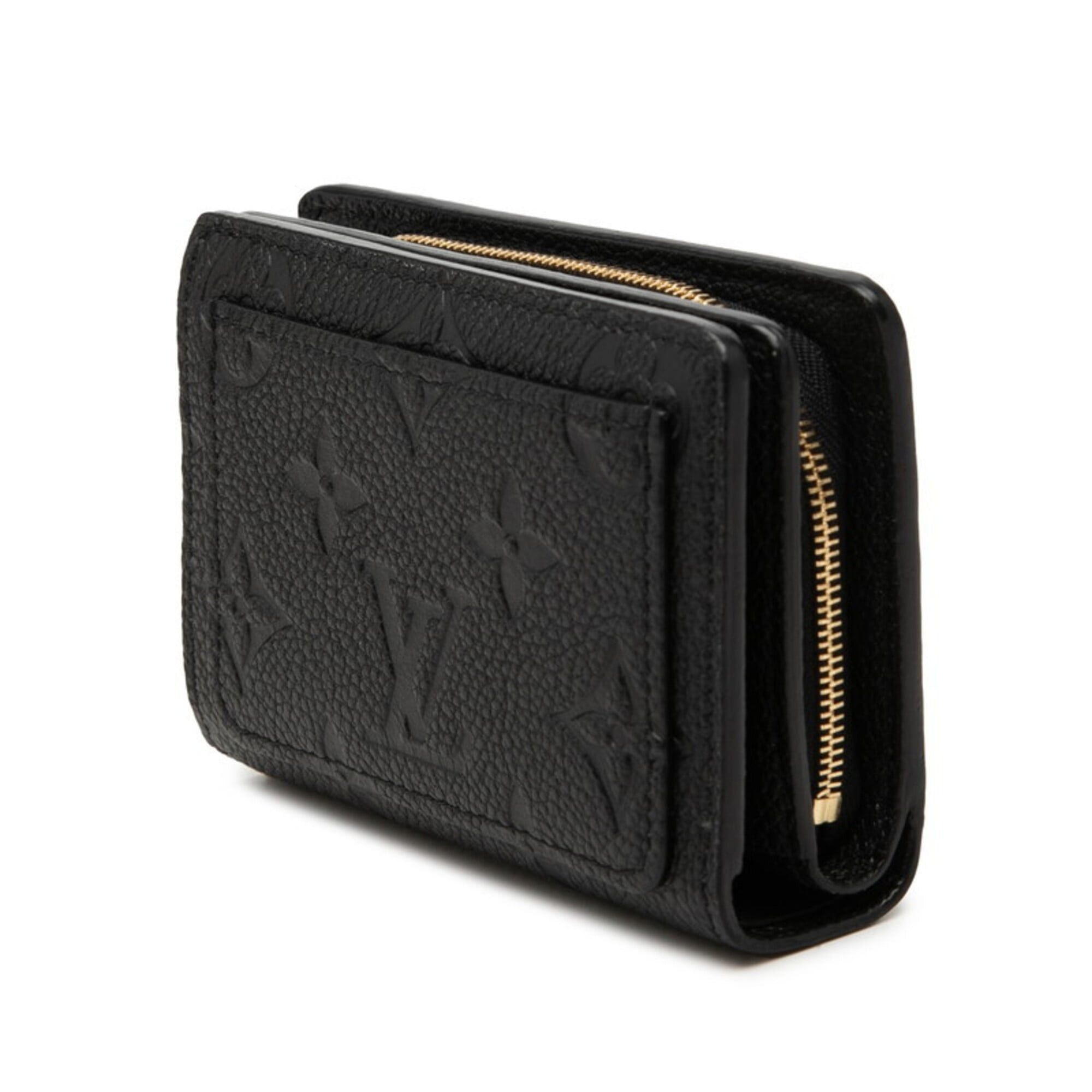 Louis Vuitton Louis Vuitton Monogram Empreinte Portefeuille Claire Bi-fold Wallet M80151 Noir Black Leather Women's LOUIS VUITTON Size ONE SIZE - 2 Thumbnail