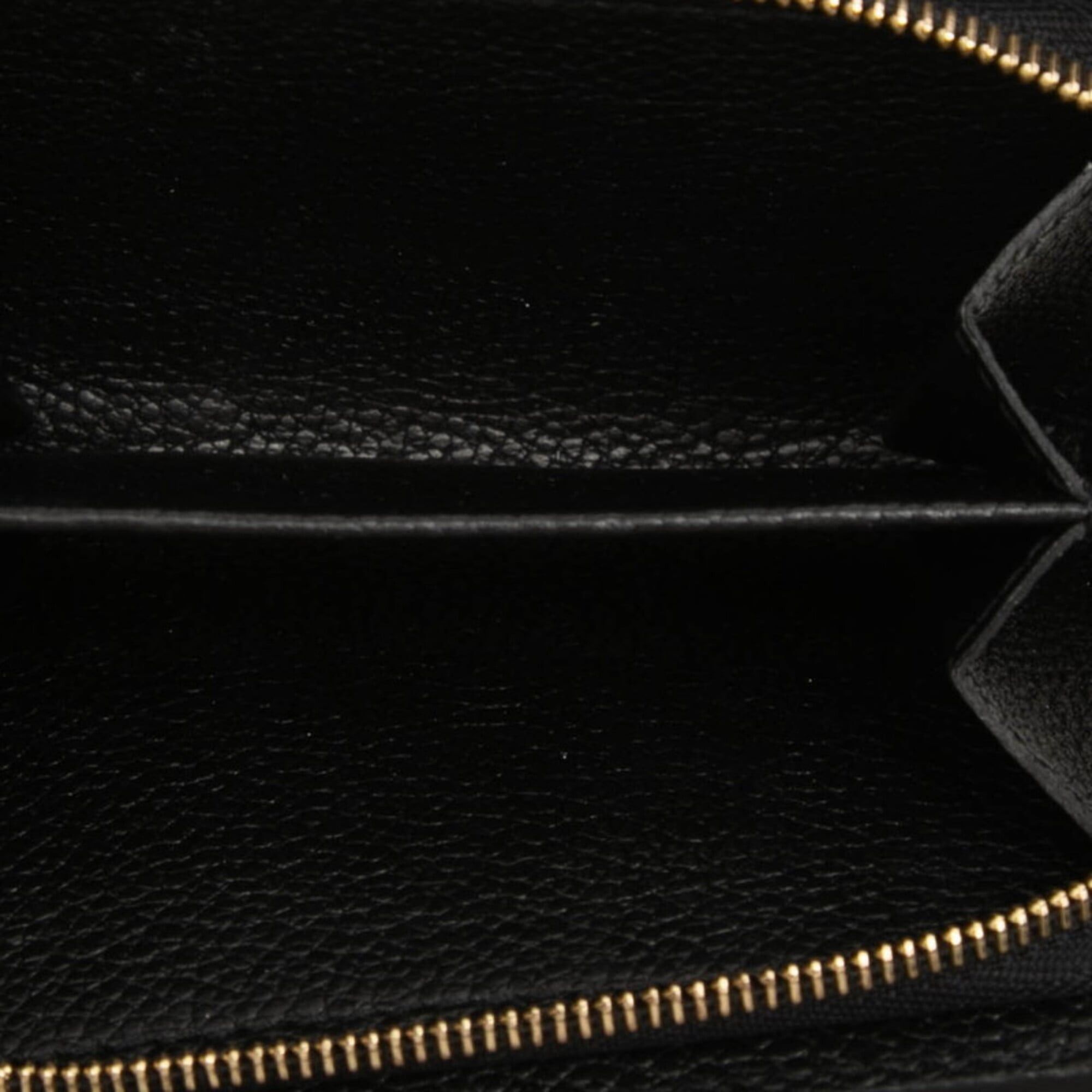 Louis Vuitton Louis Vuitton Monogram Empreinte Portefeuille Claire Bi-fold Wallet M80151 Noir Black Leather Women's LOUIS VUITTON Size ONE SIZE - 5 Thumbnail