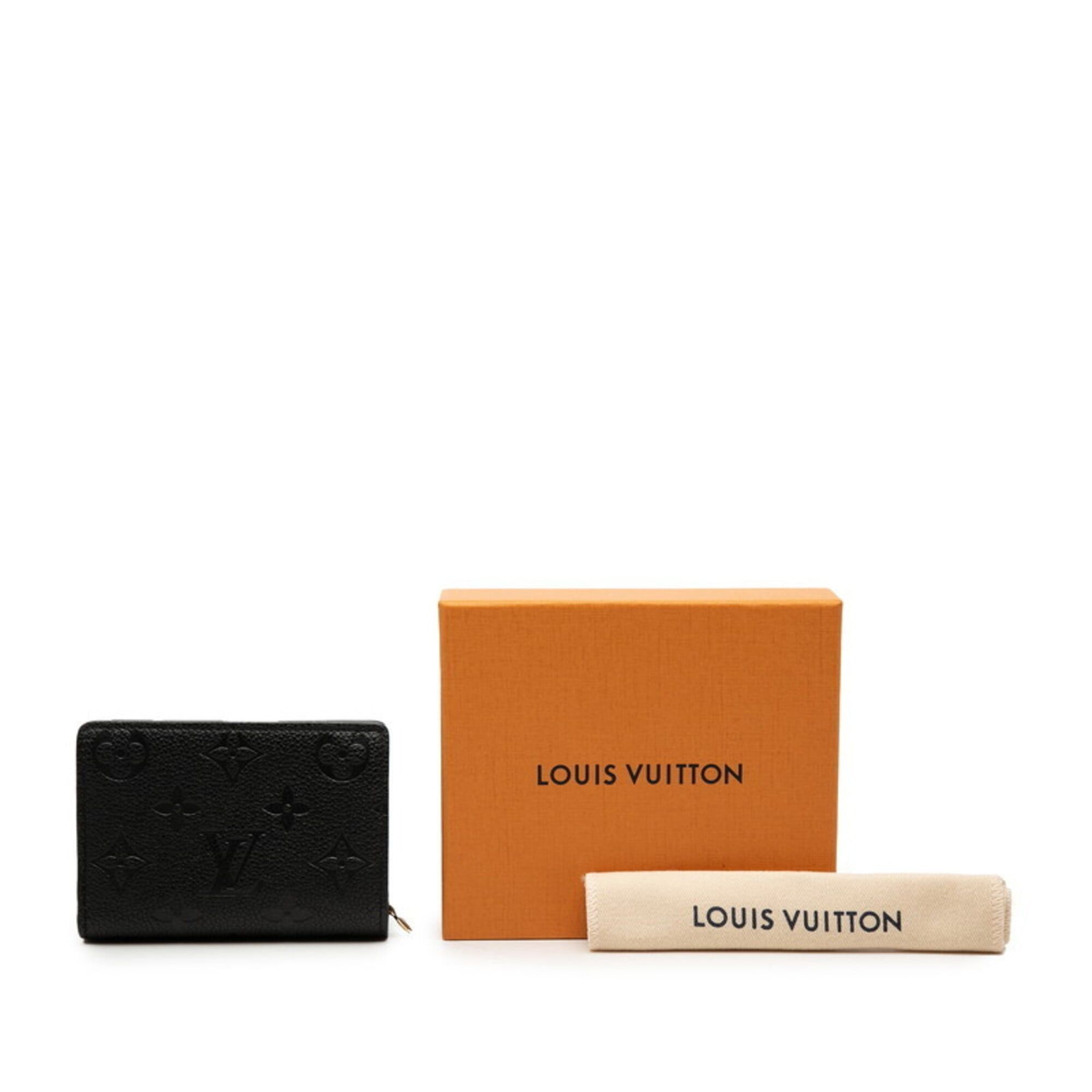 Louis Vuitton Louis Vuitton Monogram Empreinte Portefeuille Claire Bi-fold Wallet M80151 Noir Black Leather Women's LOUIS VUITTON Size ONE SIZE - 7 Thumbnail