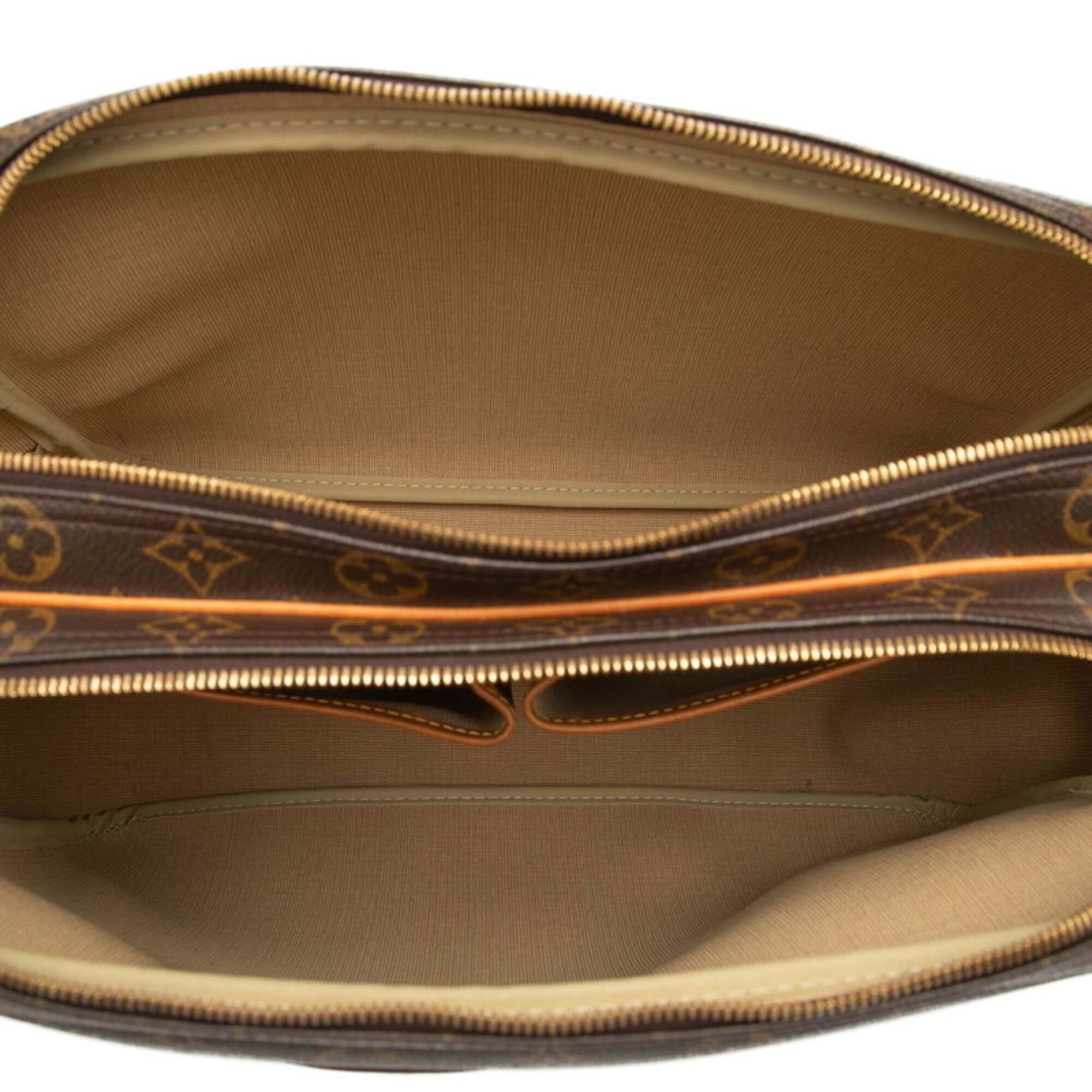 Louis Vuitton Louis Vuitton Monogram Reporter GM Crossbody Shoulder Bag M45252 Brown Leather Women's LOUIS VUITTON Size ONE SIZE - 4 Thumbnail