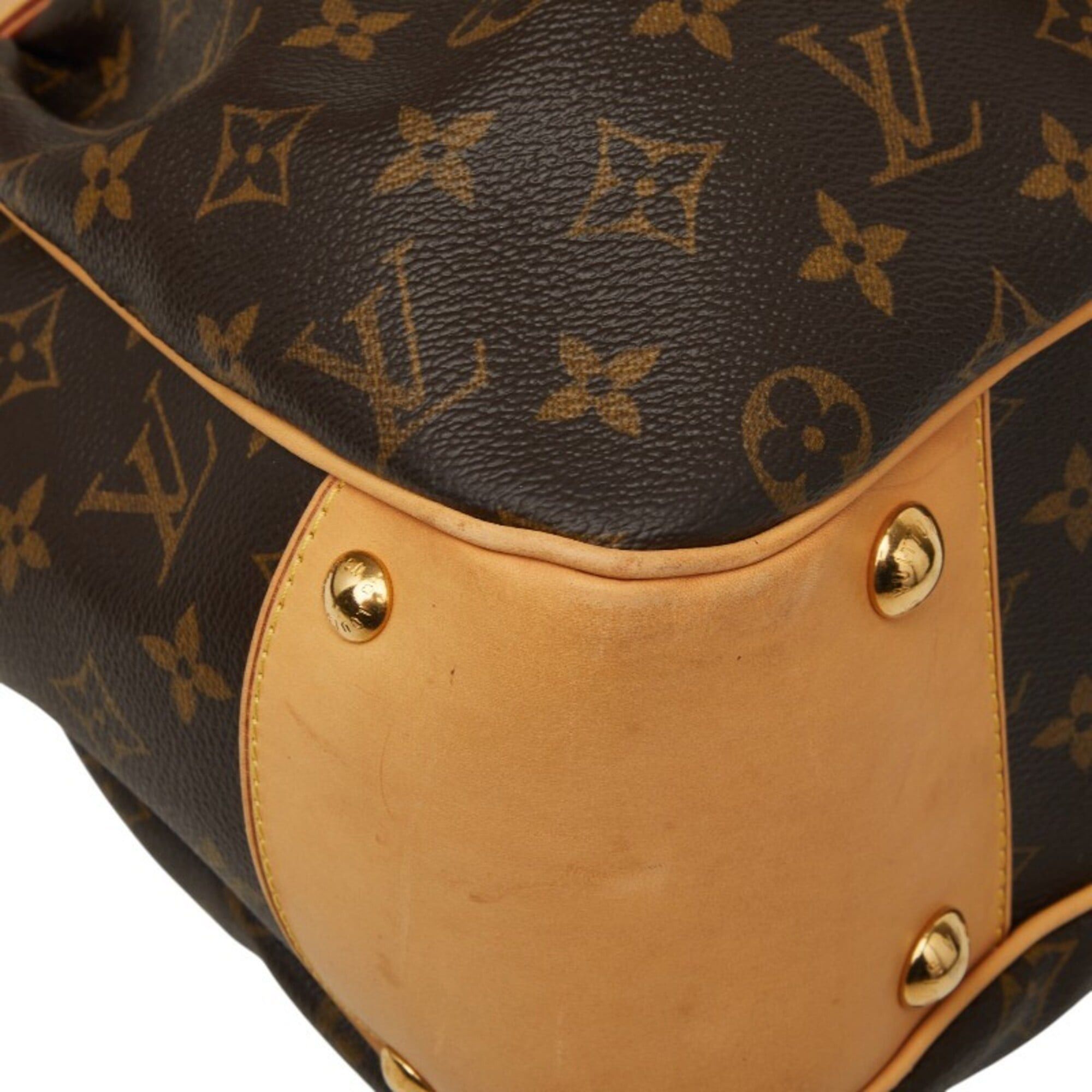 Louis Vuitton Louis Vuitton Monogram Boetie MM Handbag Tote Bag M45714 Brown Leather Women's LOUIS VUITTON Size ONE SIZE - 4 Thumbnail