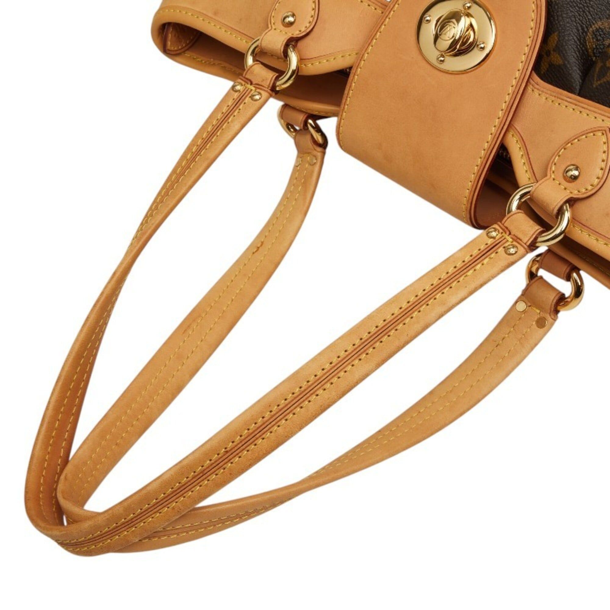 Louis Vuitton Louis Vuitton Monogram Boetie MM Handbag Tote Bag M45714 Brown Leather Women's LOUIS VUITTON Size ONE SIZE - 8 Thumbnail