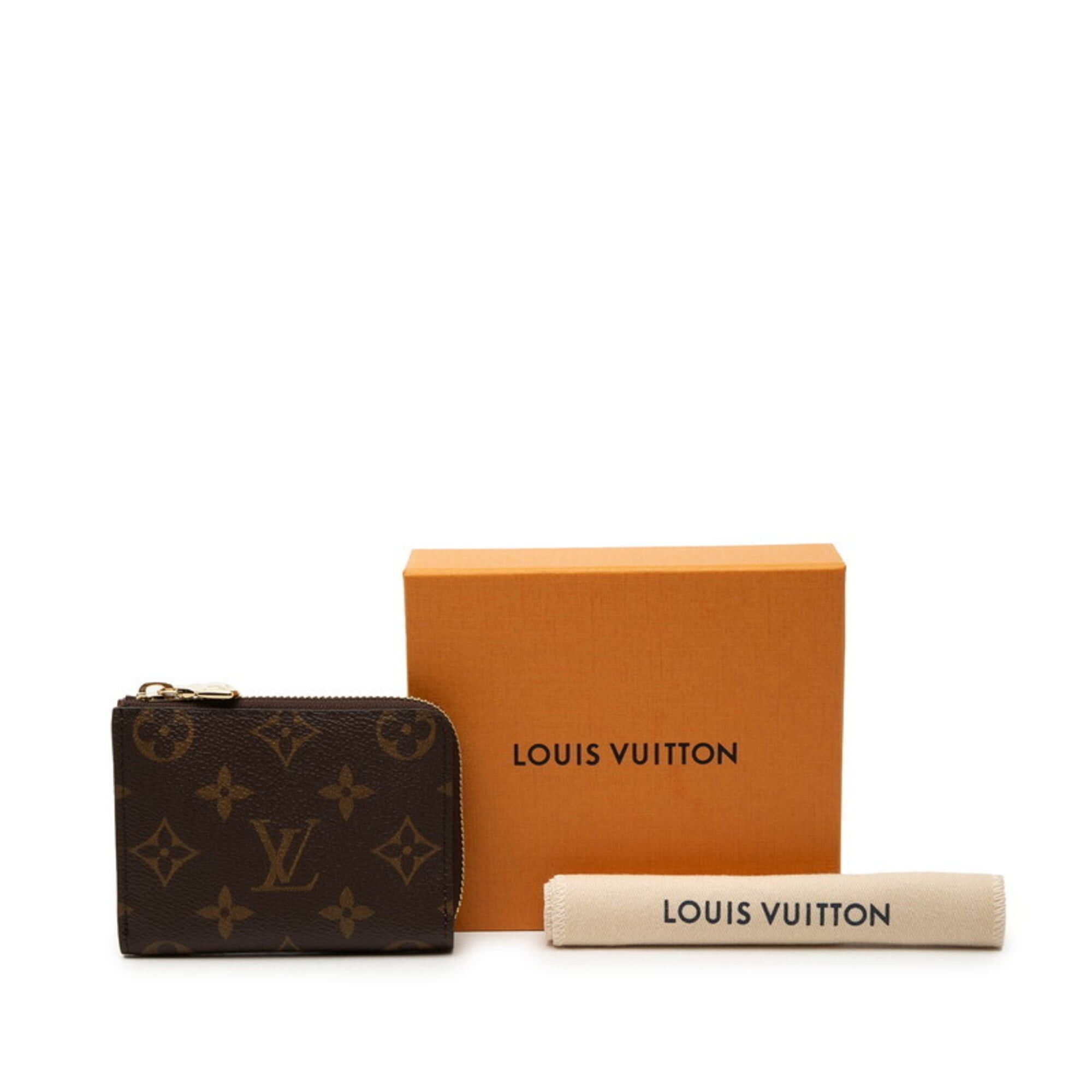 Louis Vuitton Louis Vuitton Monogram Portefeuille Noir Compact Wallet/Coin Case, Wallet M83476 Brown, Women's LOUIS VUITTON Size ONE SIZE - 6 Thumbnail
