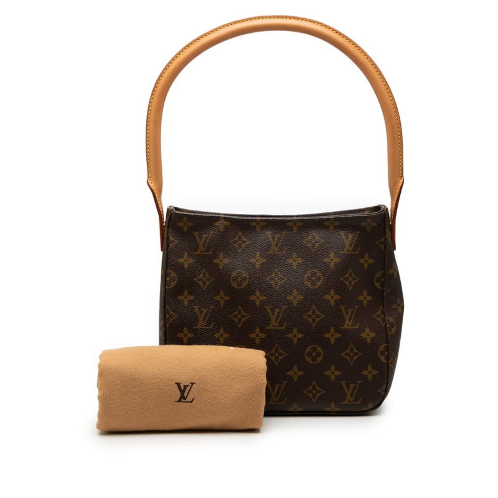 Louis Vuitton Louis Vuitton Monogram Looping MM Shoulder Bag Handbag M51146 Brown Leather Women's LOUIS VUITTON Size ONE SIZE - 7 Thumbnail