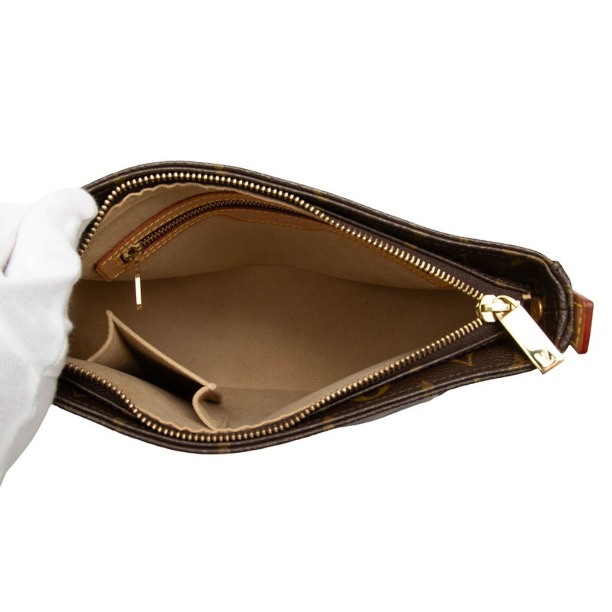 Louis Vuitton Louis Vuitton Monogram Looping MM Shoulder Bag Handbag M51146 Brown Leather Women's LOUIS VUITTON Size ONE SIZE - 4 Thumbnail