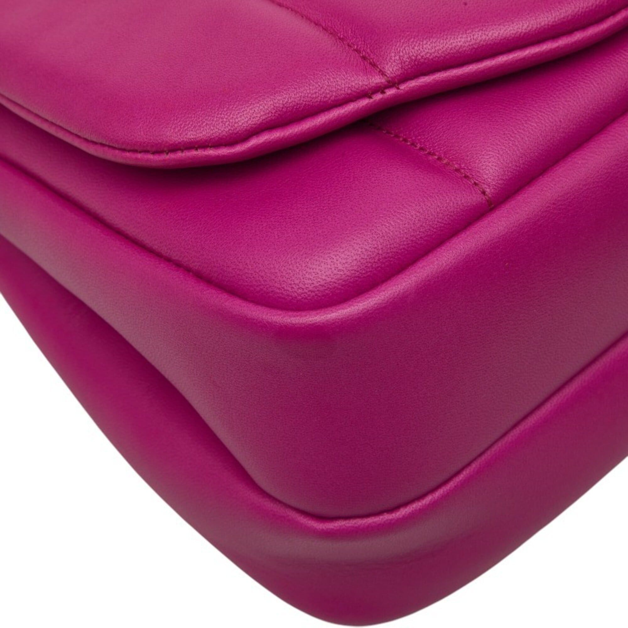 Bvlgari BVLGARI x AMBUSH YOON Serpenti Handbag Shoulder Bag 2WAY Pink Leather Women's Size ONE SIZE - 5 Thumbnail
